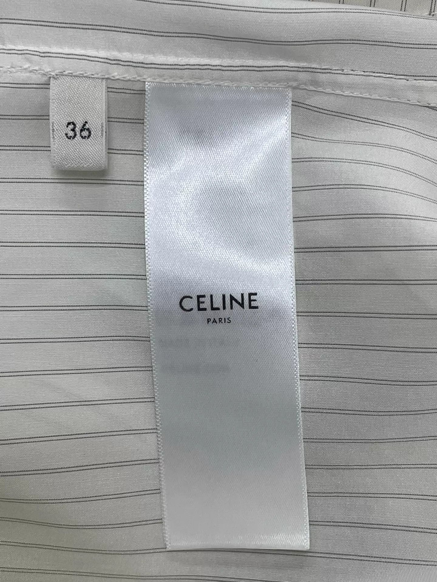 Celine Celine Color Blocked Striped Tied Shirt 36 Size XS / US 0-2 / IT 36-38 - 4 Thumbnail