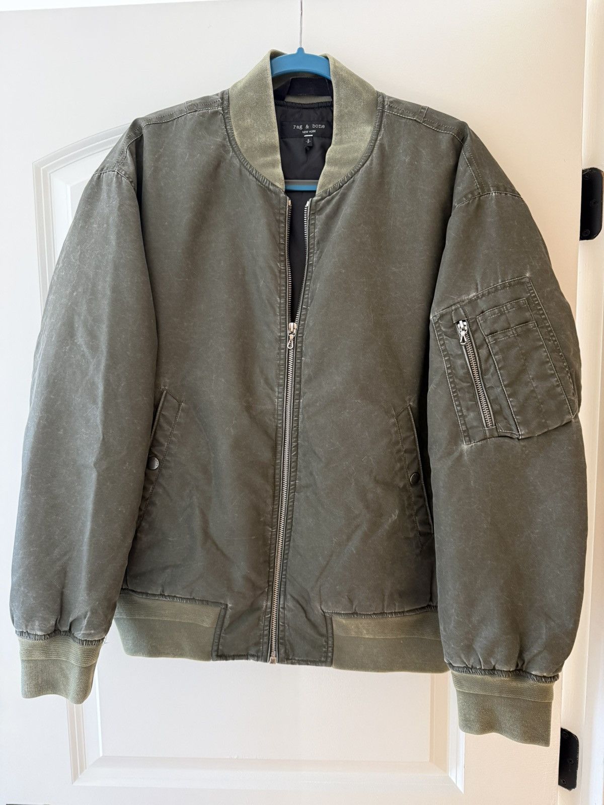Rag & Bone Manston Relaxed Fit Bomber Jacket Size US S / EU 44-46 / 1 - 1 Thumbnail