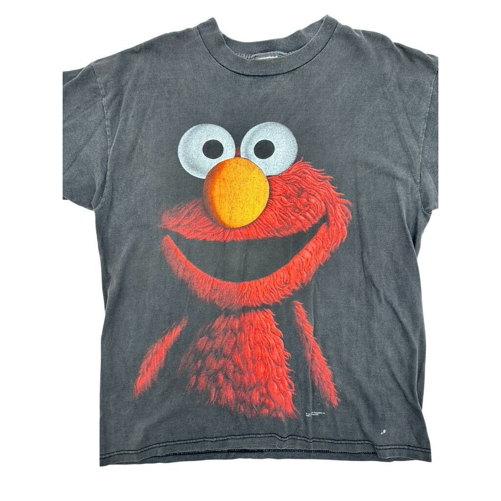 Vintage Vintage 90s Shadow Elmo Single Stitch Graphic T-Shirt Jim He Size US L / EU 52-54 / 3 - 2 Thumbnail