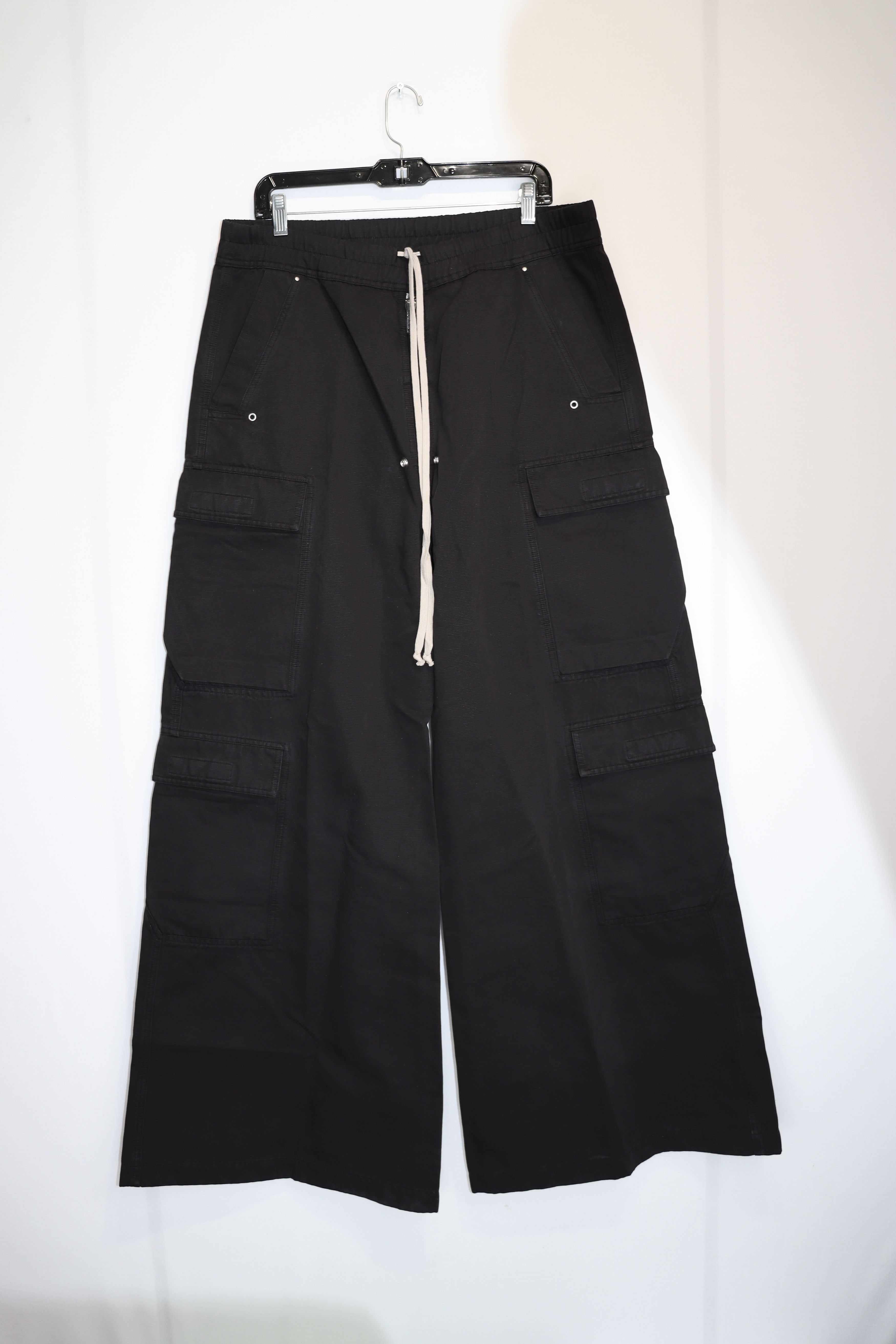 Rick Owens o1rshd1 Double Cargo Jumbo Belas in Black Size US 34 / EU 50 - 3 Thumbnail