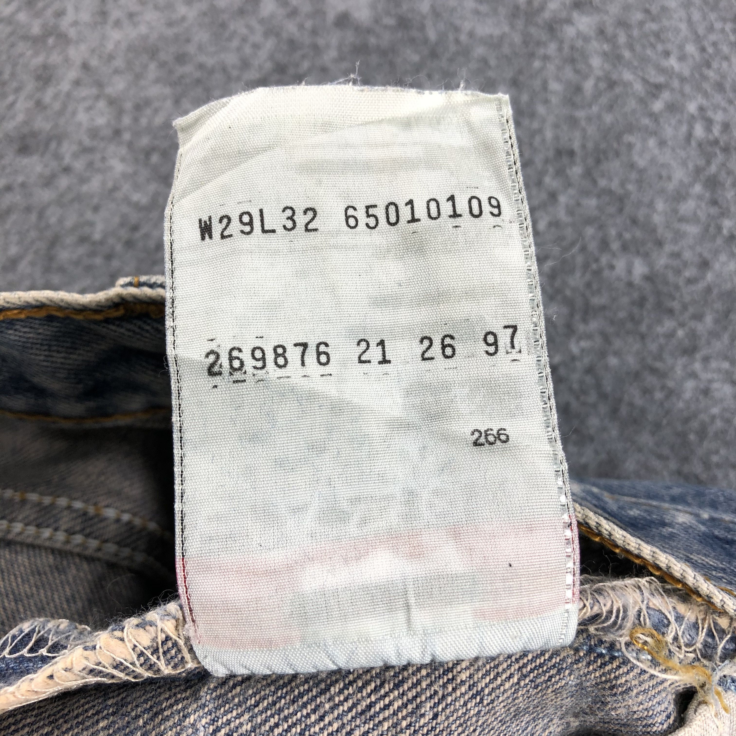 Levi's × Vintage Vintage 90s Levis 501 Blue Jeans-JM892 Size US 27 - 11 Thumbnail