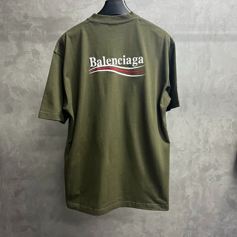 Balenciaga Balenciaga latest brown khaki green cola embroidered logo r Size US S / EU 44-46 / 1 - 5 Thumbnail