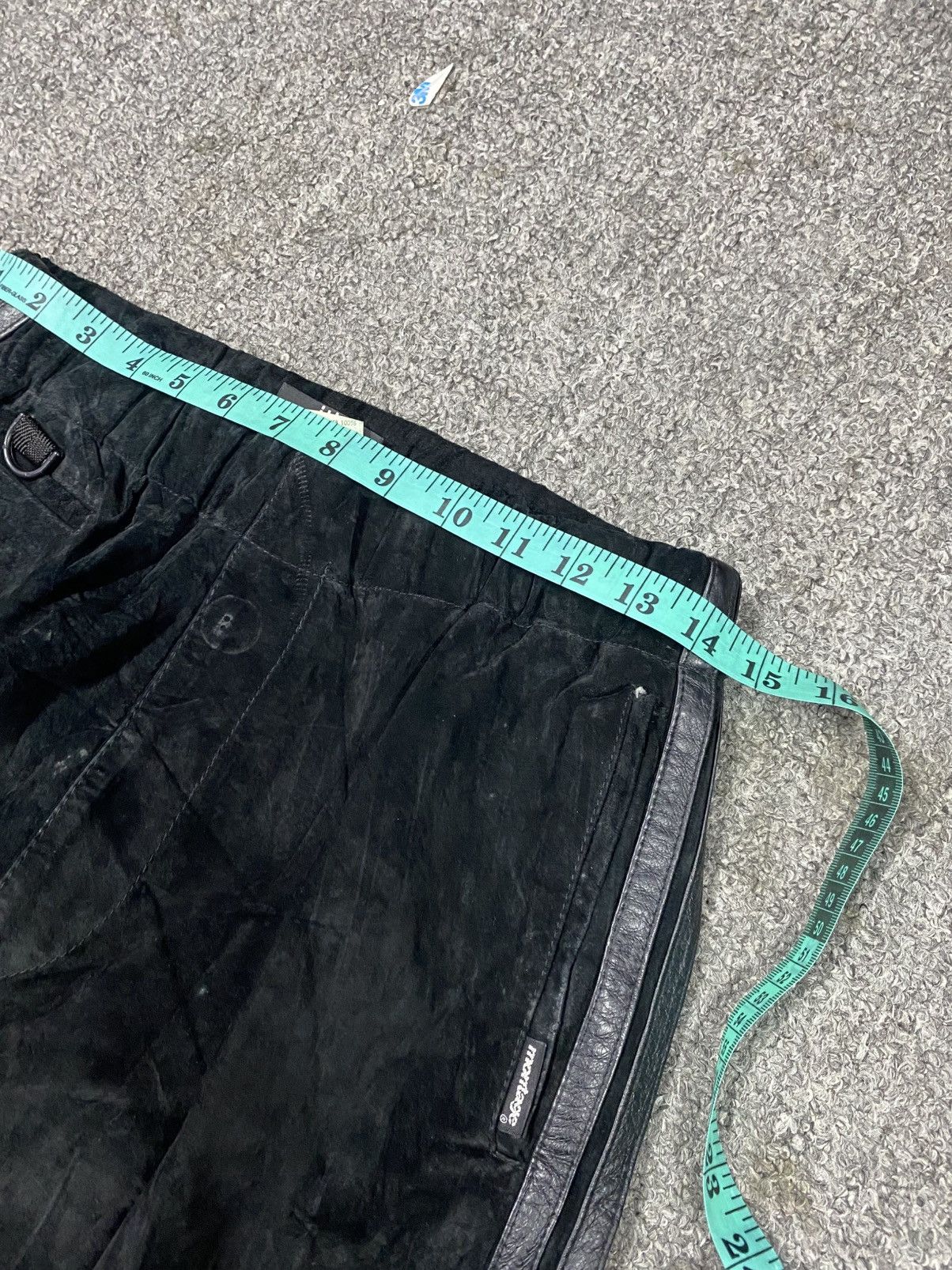 Montage Vintage Montage Genuine Leather Pants 90s Marlboro Slogan Size US 34 / EU 50 - 5 Thumbnail