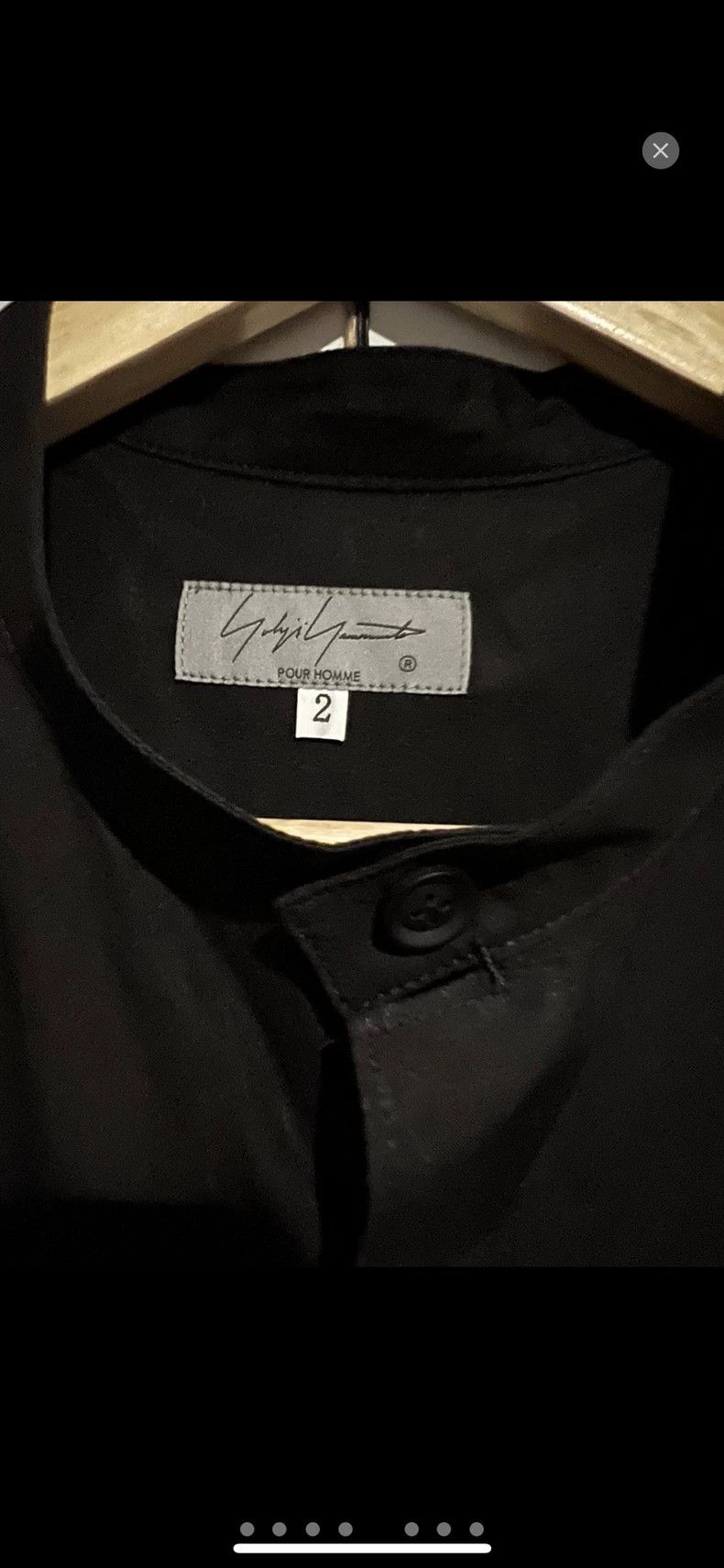 Yohji Yamamoto Yohji Yamamoto Heavy duty black "hand" applique ramie rayo Size US M / EU 48-50 / 2 - 4 Thumbnail