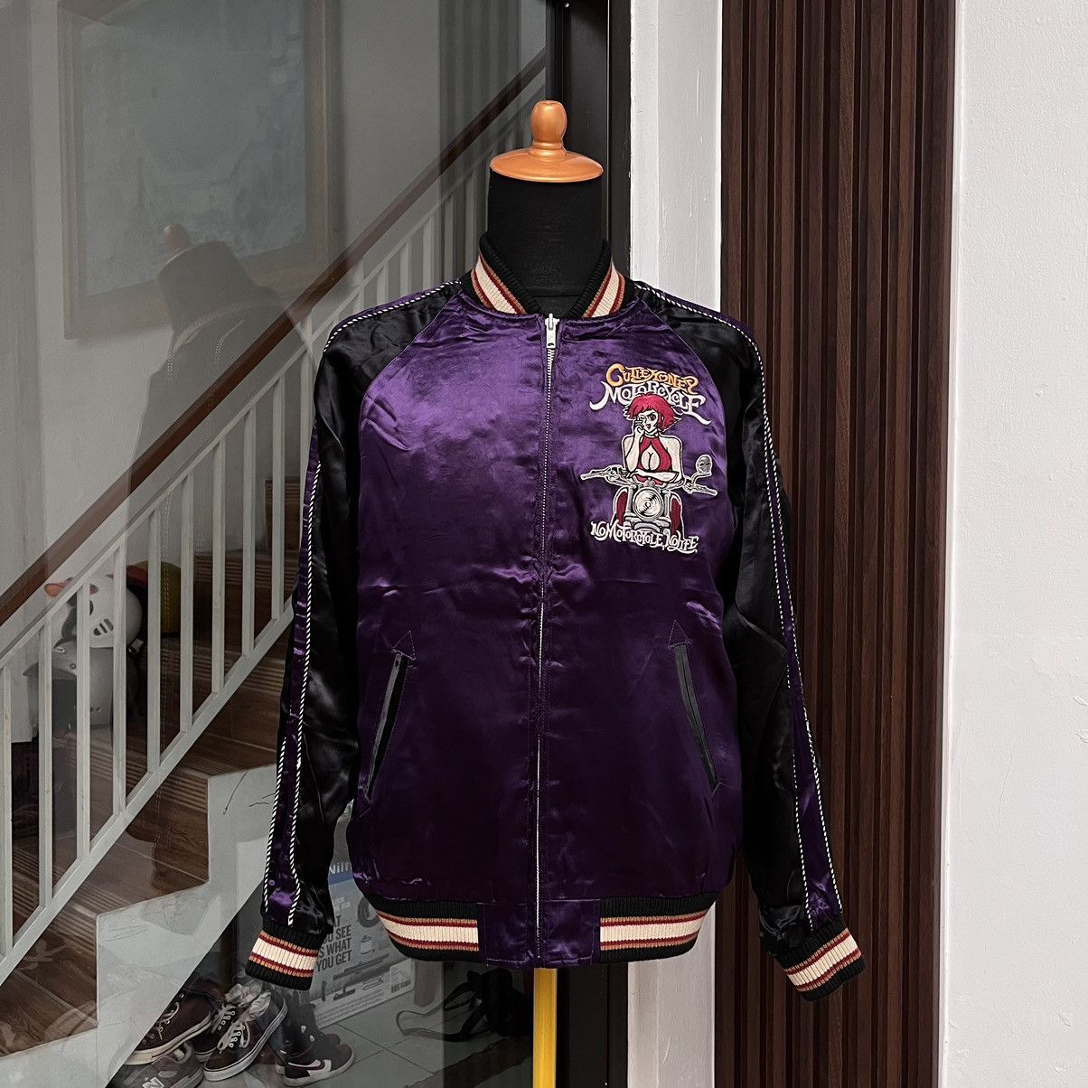 Anime Souvenir Jacket Sukajan The Brave Man x Cutie Honey Vintage Size US M / EU 48-50 / 2 - 8 Thumbnail