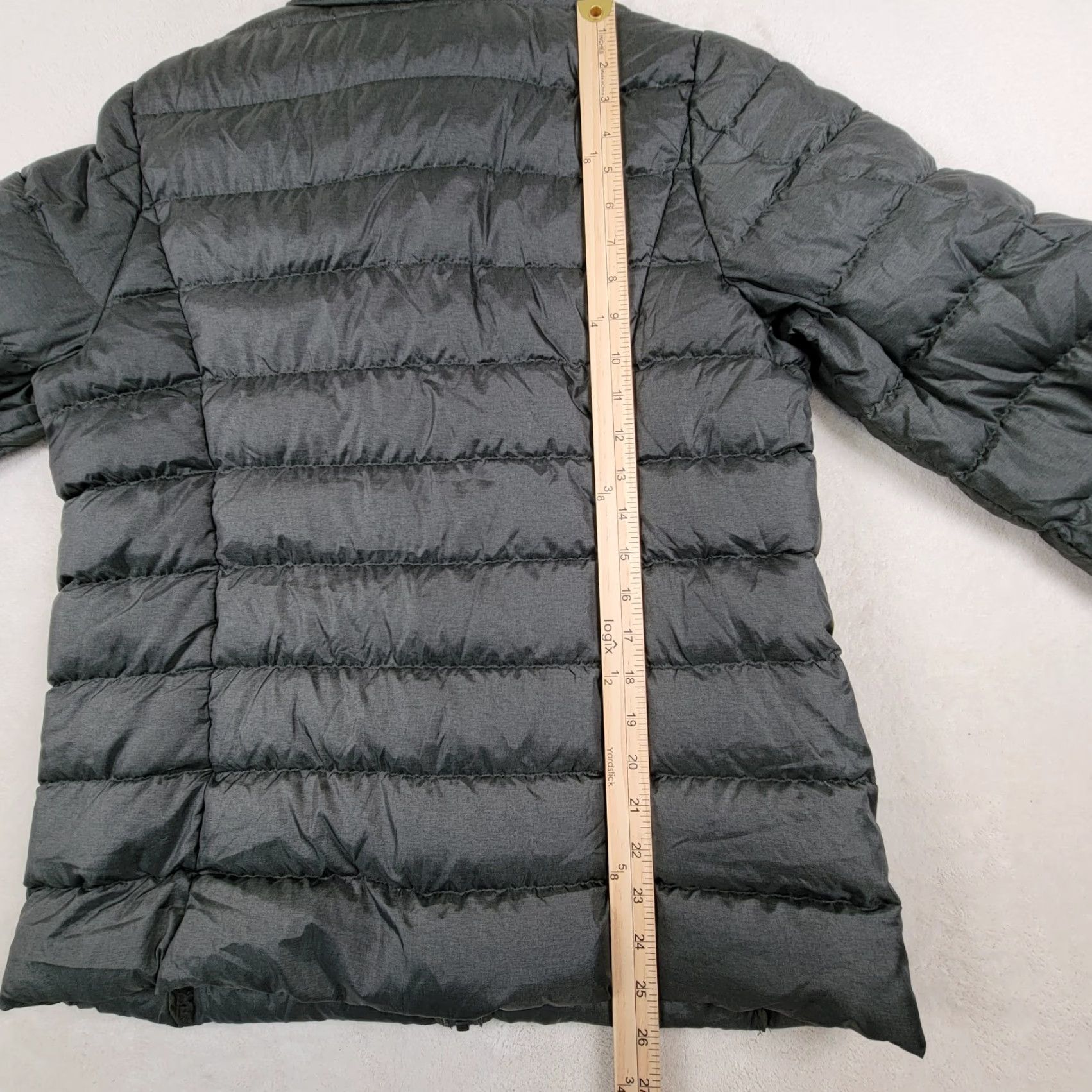 Eddie Bauer Eddie Bauer Women's Size Large Puffer Jacket Gray Full Zip Down Filled Size L / US 10 / IT 46 - 5 Thumbnail