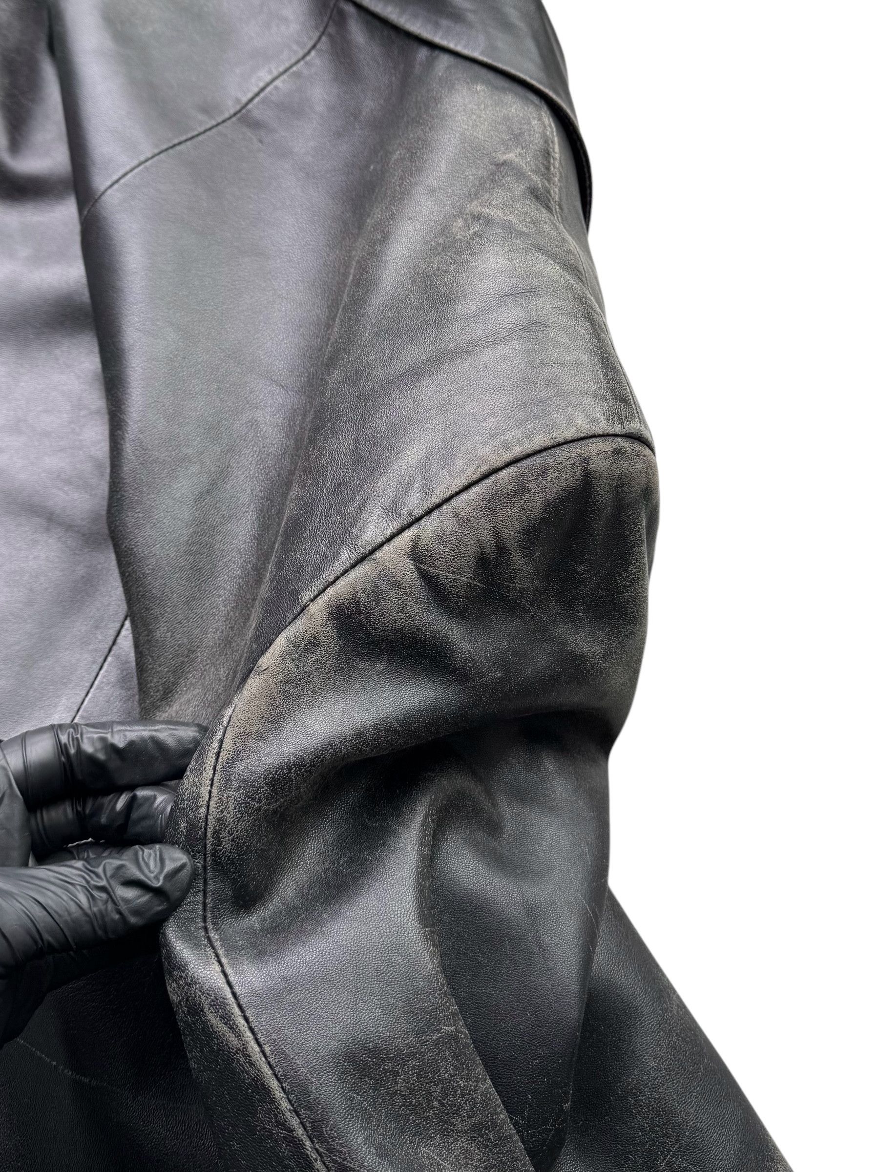 Other Vintage Time Faded Leather Jacket M125D15(E123)(V105) Size US XL / EU 56 / 4 - 13 Thumbnail