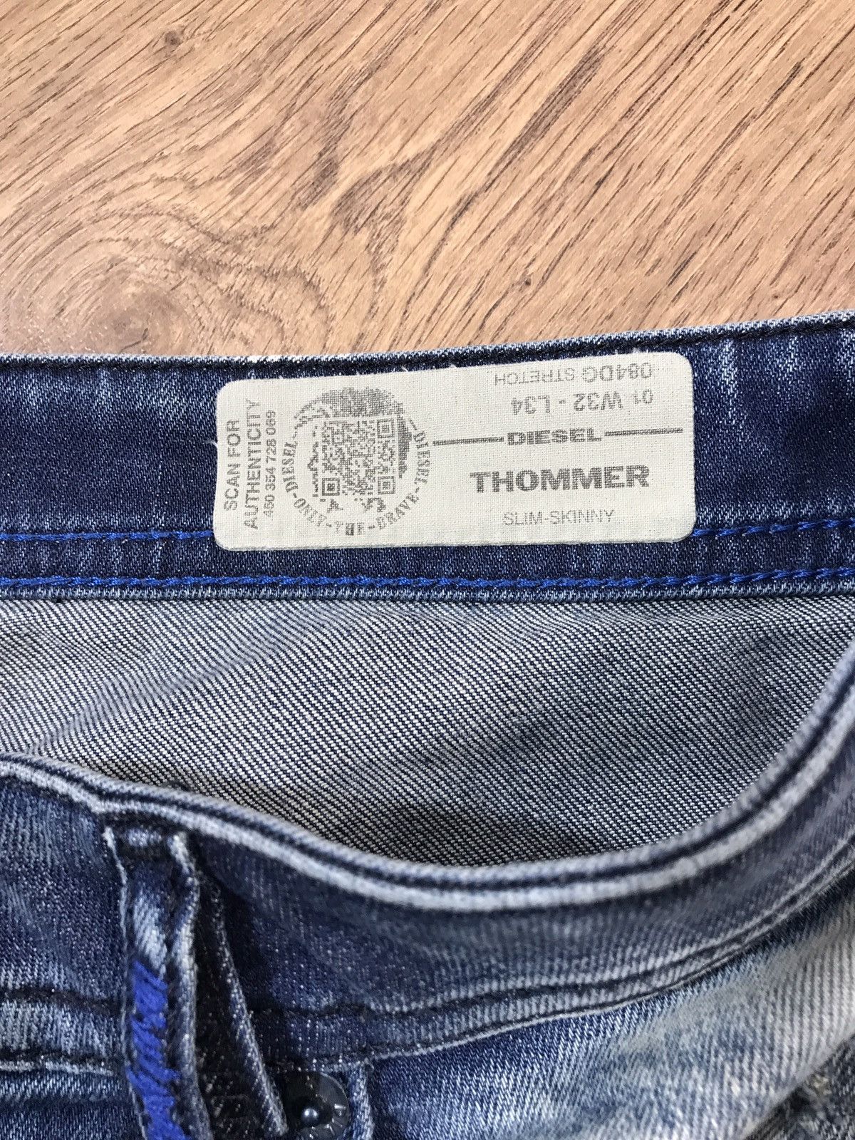 Diesel Vintage Diesel Thommer Distressed denim pants jeans size 32 Size US 32 / EU 48 - 8 Thumbnail