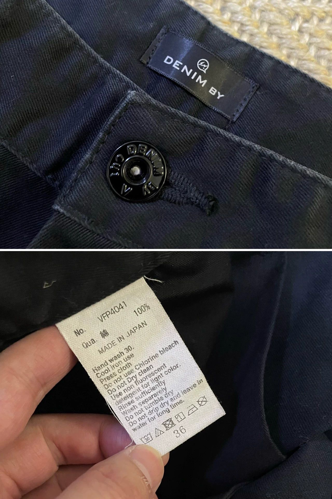 Vanquish DENIM BY VANQUISH & FRAGMENT Black Cut Denim Pants W36 Size US 36 / EU 52 - 8 Thumbnail
