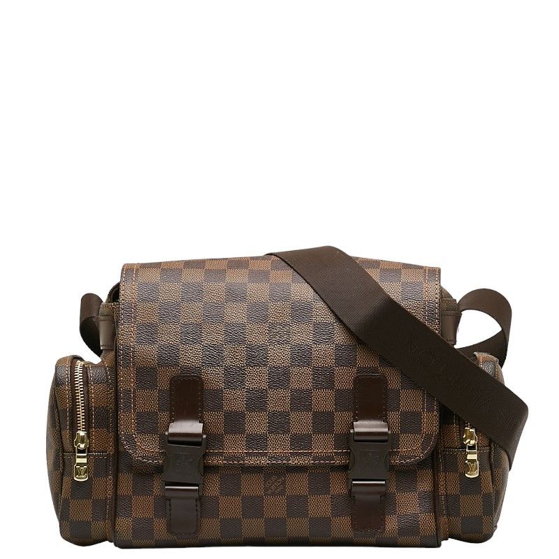 image of Louis Vuitton Damier Ebene Reporter Melville in Brown, Women's