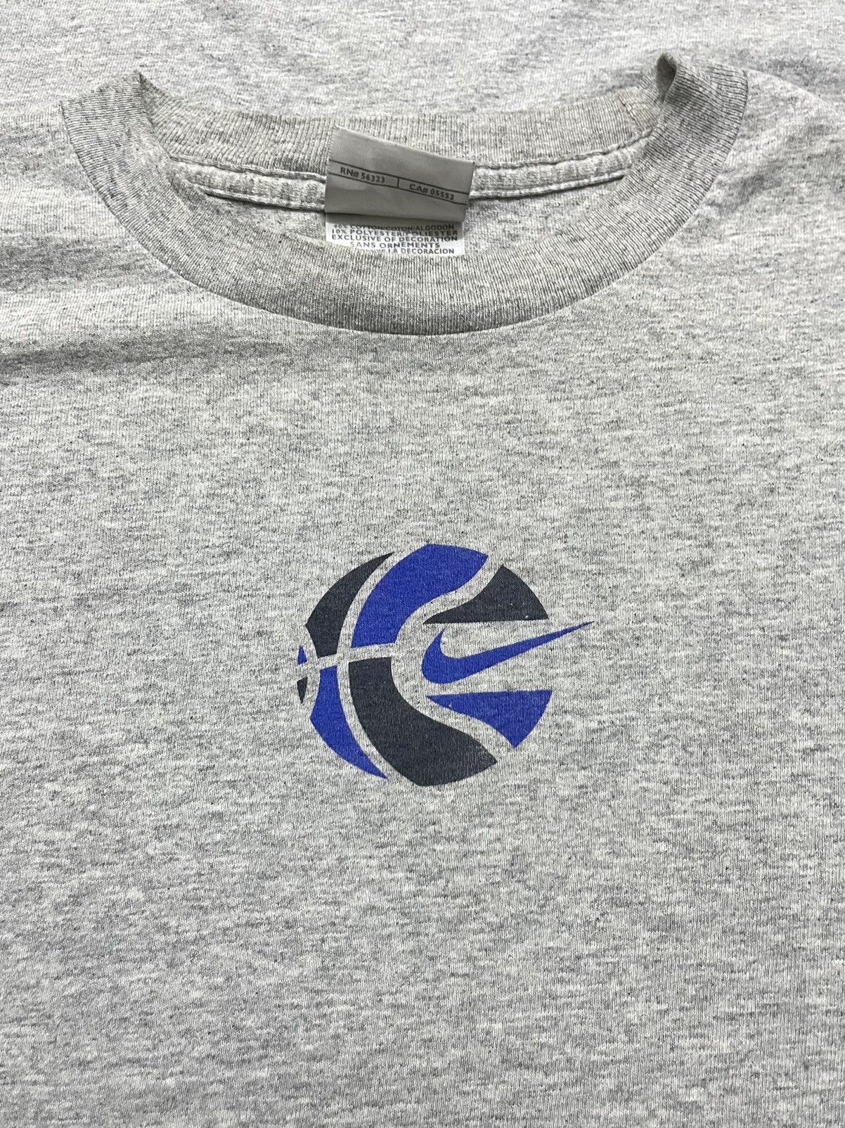Nike Vintage Nike T Shirt Large Y2K Basketball Cotton Rare Size US L / EU 52-54 / 3 - 3 Thumbnail