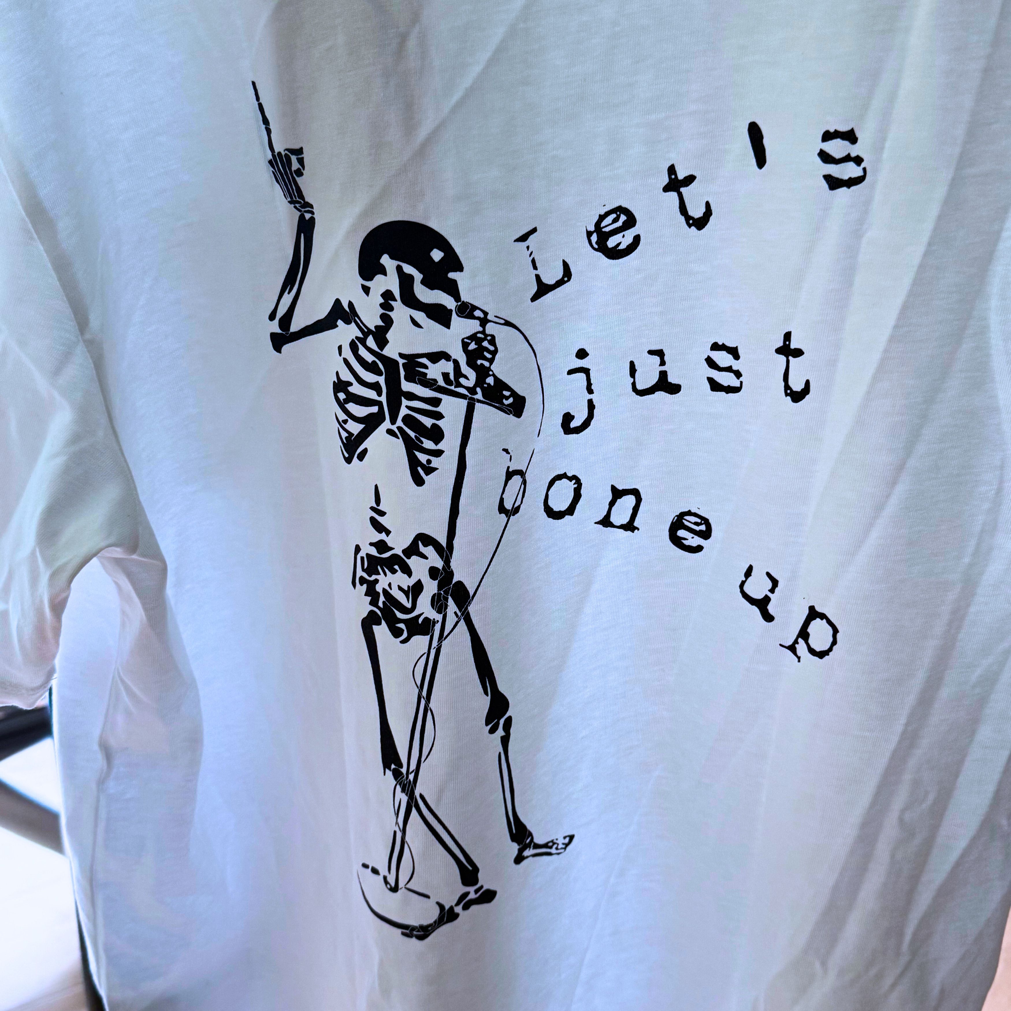The Kooples THE KOOPLES 🏷️ "Let's just bone up" White Skeleton Graphic Size US XL / EU 56 / 4 - 4 Thumbnail