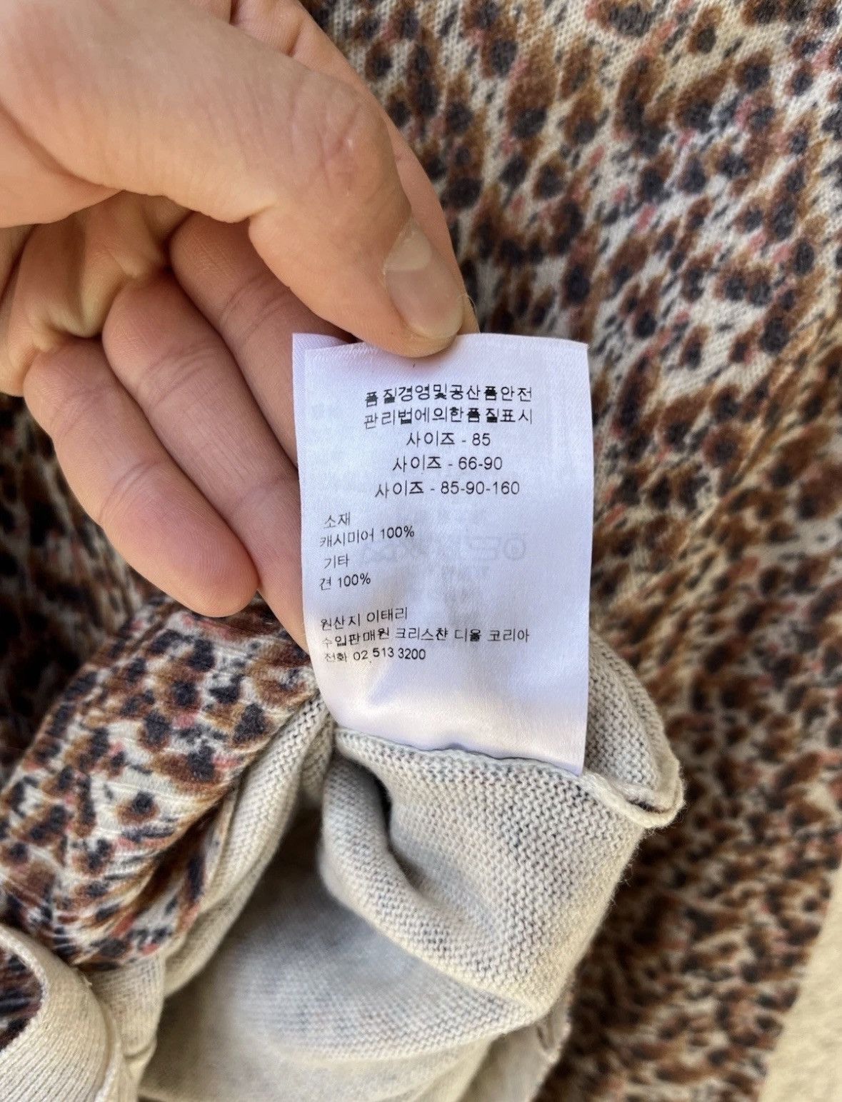 Dior Christian Dior Vintage 100% Cashmere Sweater Size 44 Size M / US 6-8 / IT 42-44 - 6 Thumbnail