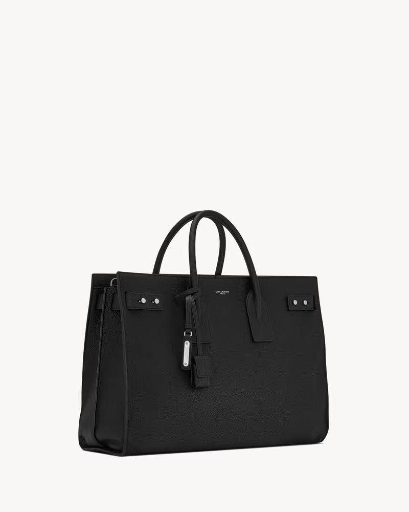 Saint Laurent Paris o1bcso1str1225 Size: OS/Sac De Jour 72H Duffle Bag in Black Size ONE SIZE - 5 Thumbnail