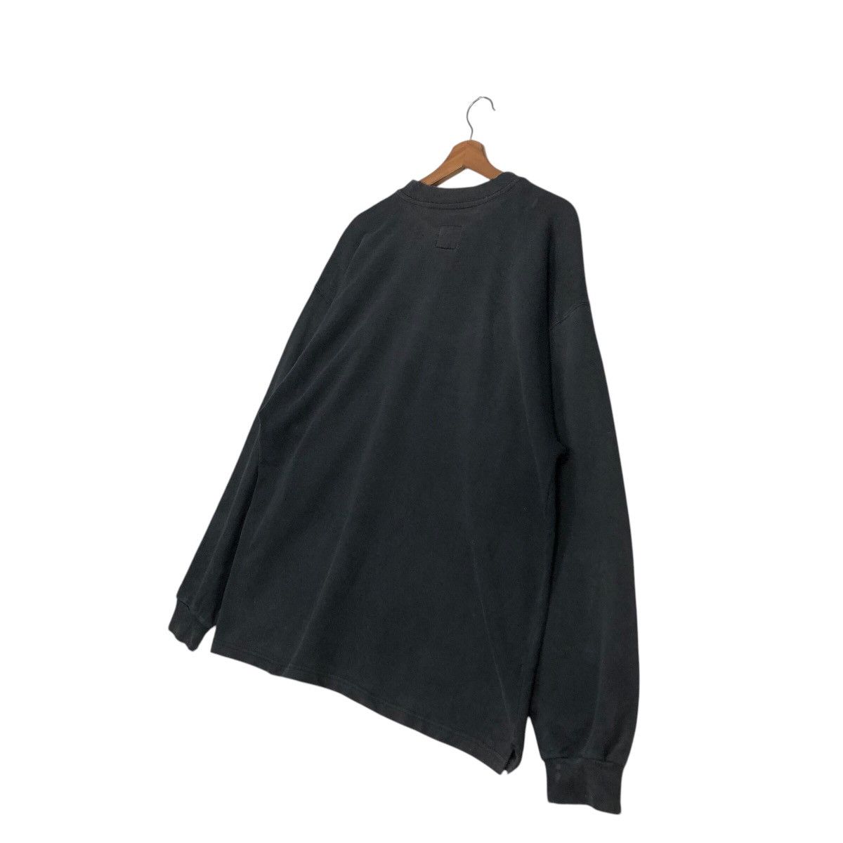 Nike 📌Rich Black Vintage Sweatshirt Nike Big Swoosh Size US M / EU 48-50 / 2 - 11 Thumbnail