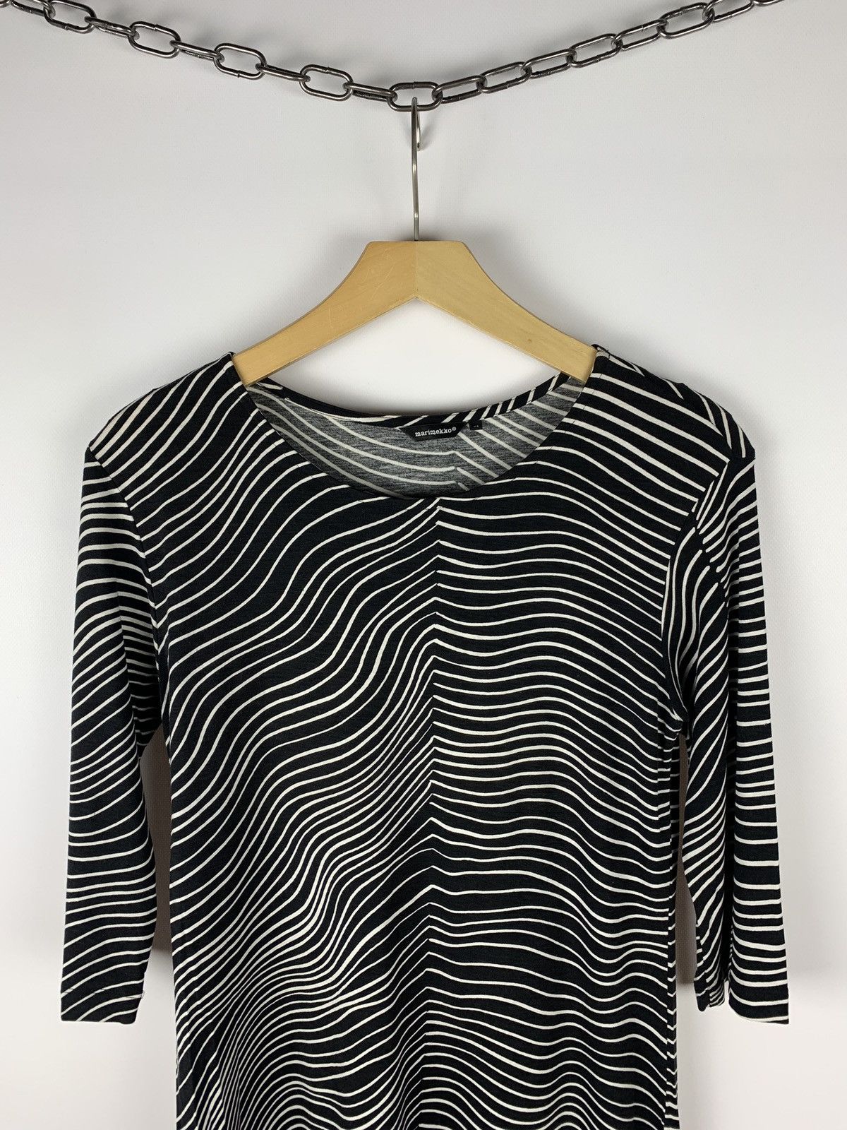 Marimekko Marimekko 3/4 Sleeve Round Neck Dress Zebra Pattern Size XS Size XS / US 0-2 / IT 36-38 - 2 Thumbnail