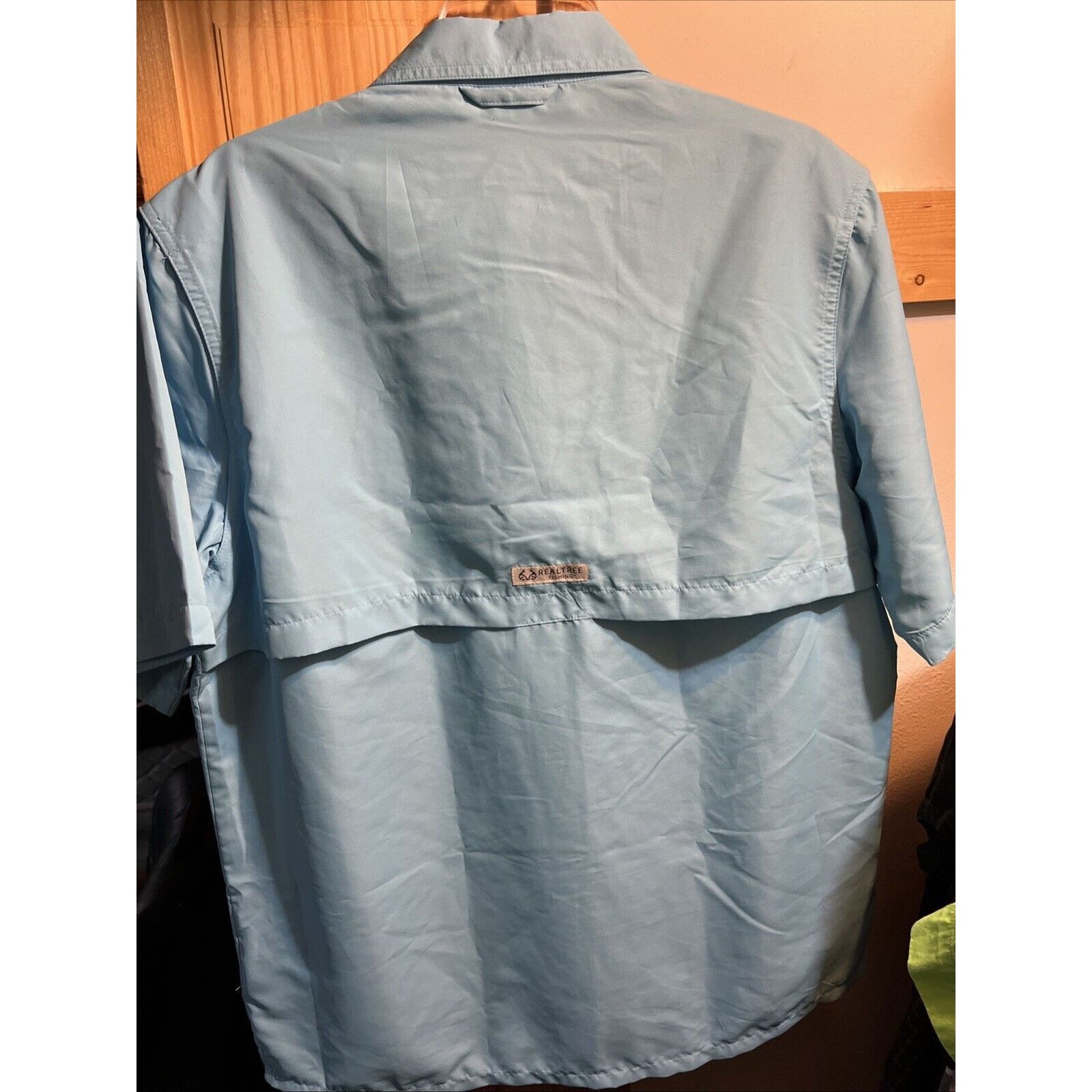 Realtree RealTree Shirt M Blue Vented Fishing Hiking Outdoors Mens SS Size US M / EU 48-50 / 2 - 7 Thumbnail