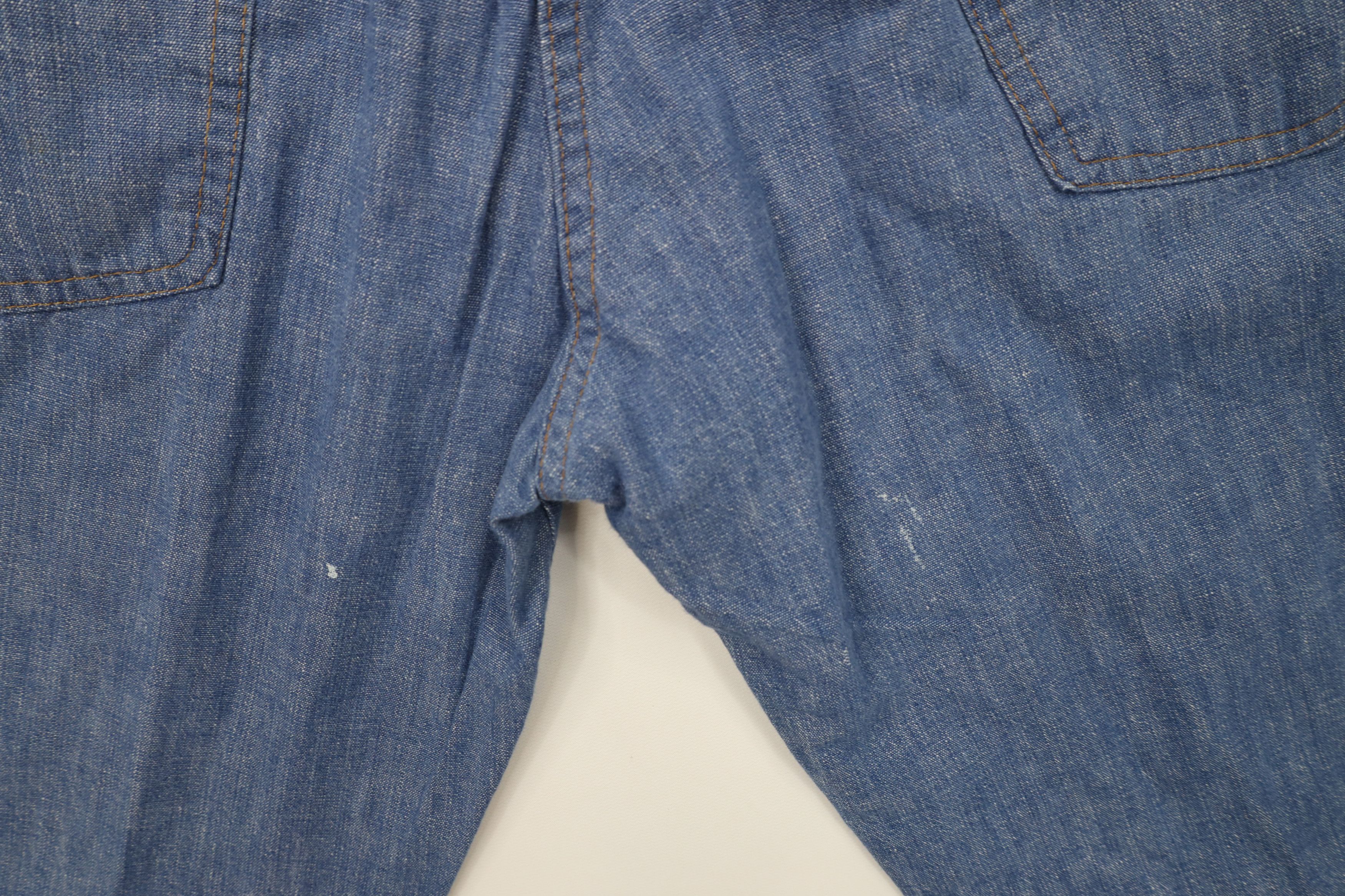 Vintage Vintage 70s Streetwear Flared Bell Bottoms Jeans Blue USA Size US 32 / EU 48 - 13 Thumbnail