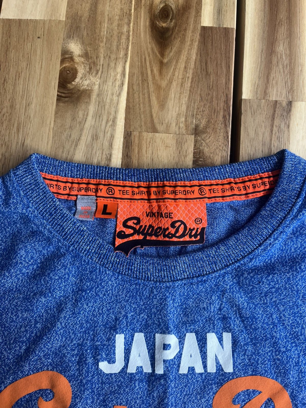 Superdry Men’s Blue Superdry T-Shirt Size US L / EU 52-54 / 3 - 3 Thumbnail