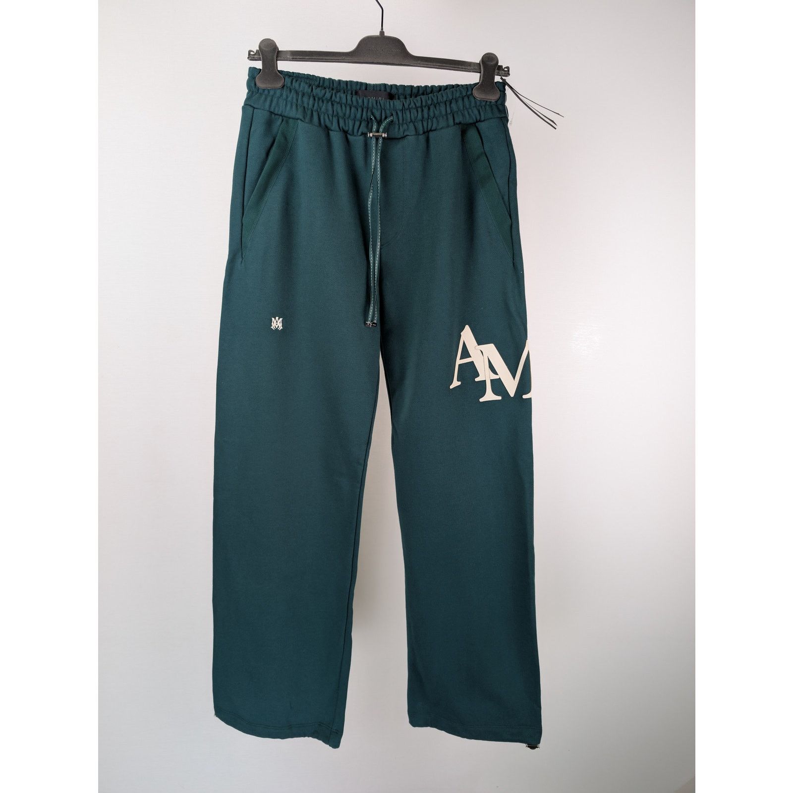 Amiri o1rshd1 Q:2 / Amiri Staggered Sweatpants in Rain Forest Size US 32 / EU 48 - 10 Thumbnail