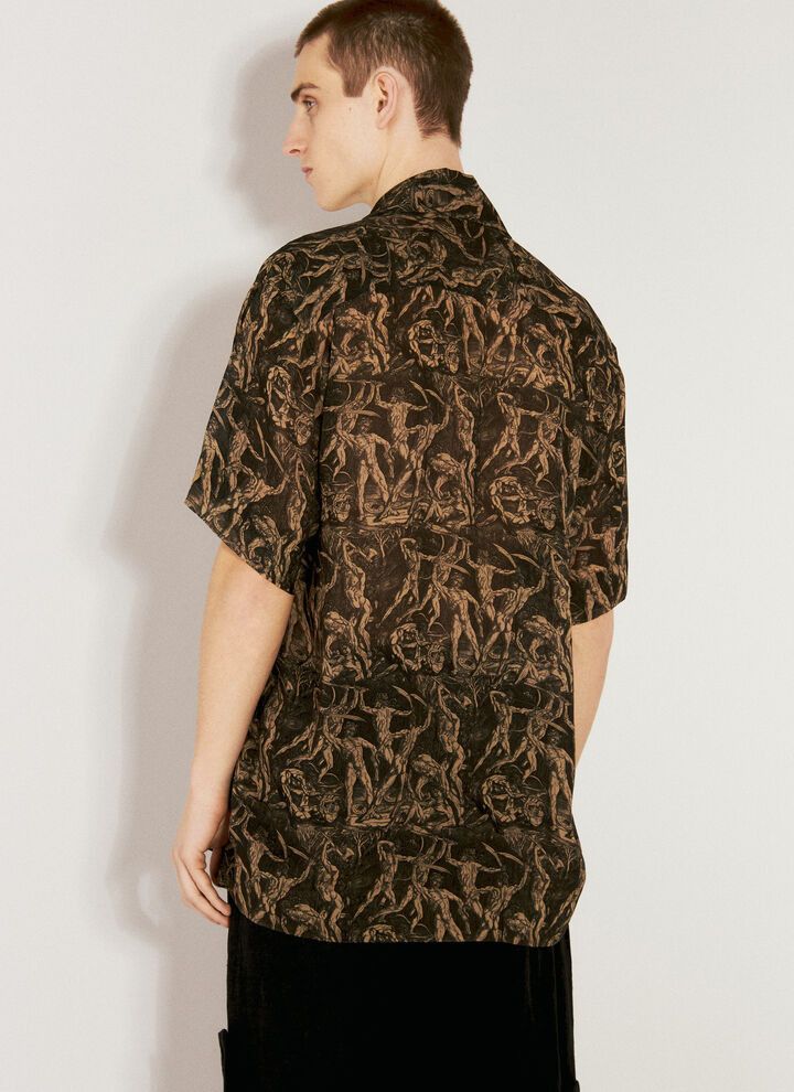 Vivienne Westwood o1y0525 Patterned Shirt in Brown Size US S / EU 44-46 / 1 - 5 Thumbnail