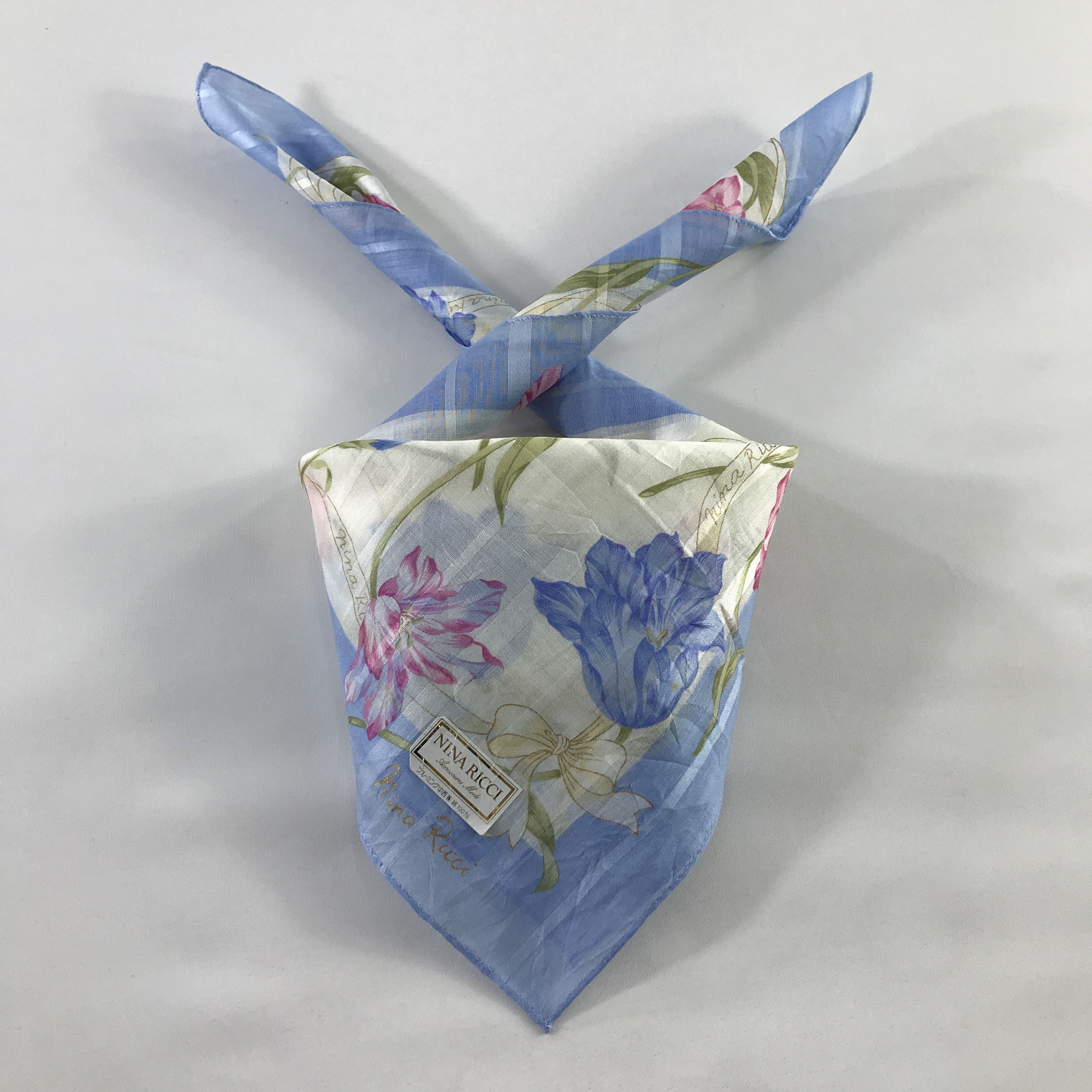 Nina Ricci × Vintage Nina Ricci Bandana / Handkerchief / Neckerchief - S461 Size ONE SIZE - 3 Thumbnail