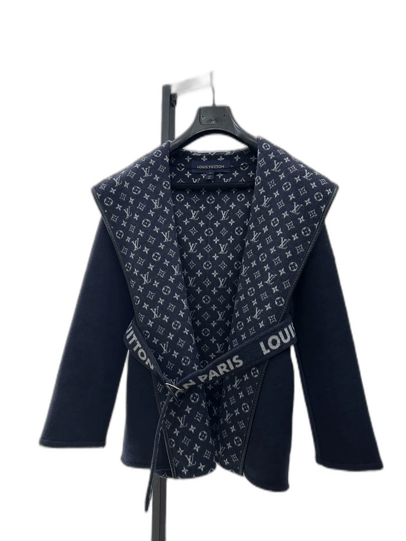 Louis Vuitton Louis Vuitton Deep Blue Bathrobe Coat-2506 Size XS / US 0-2 / IT 36-38 - 1 Thumbnail