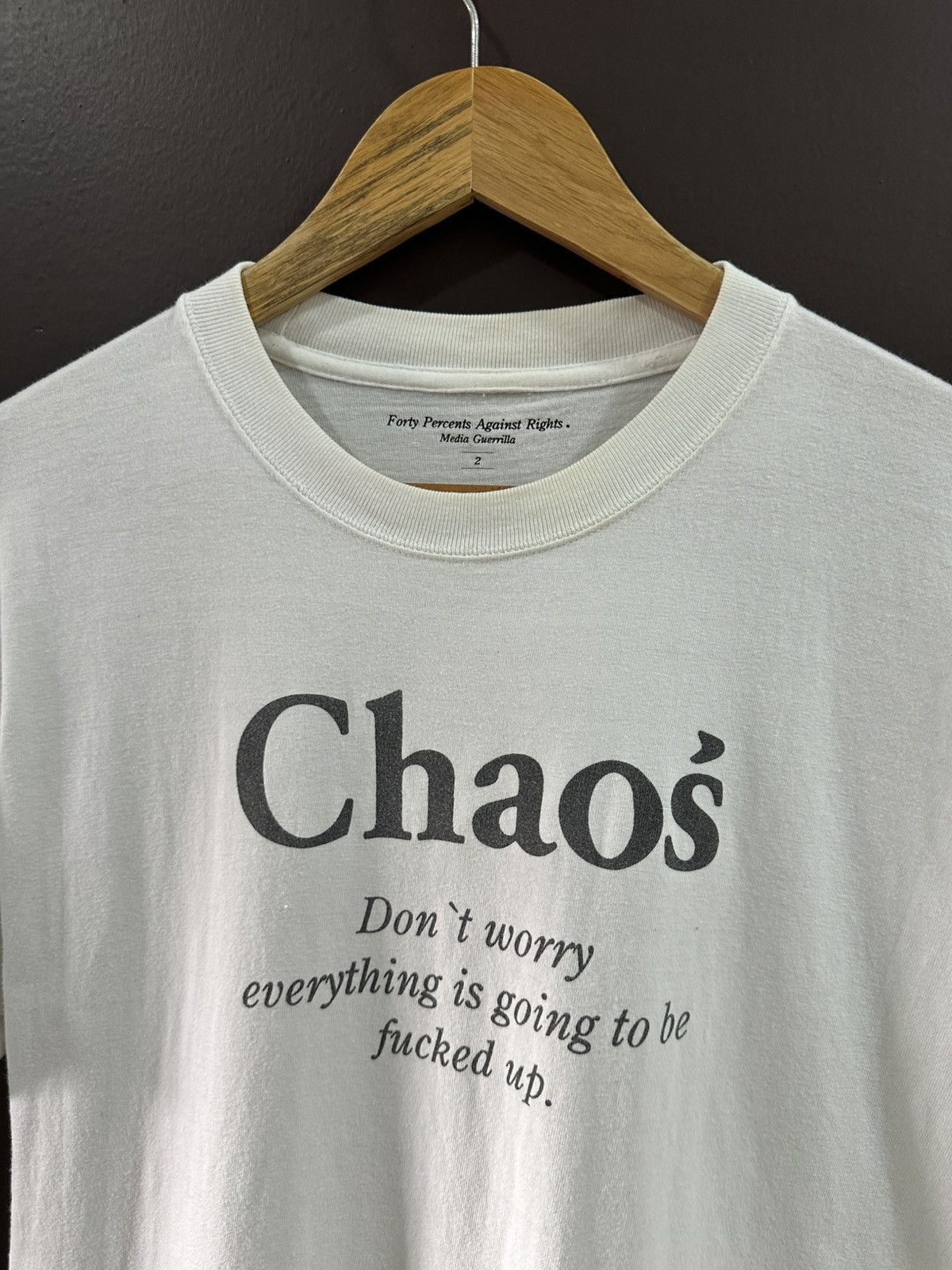 FPAR × Vintage FPAR Media Guerrilla “Chaos” T-Shirt Size US M / EU 48-50 / 2 - 3 Thumbnail