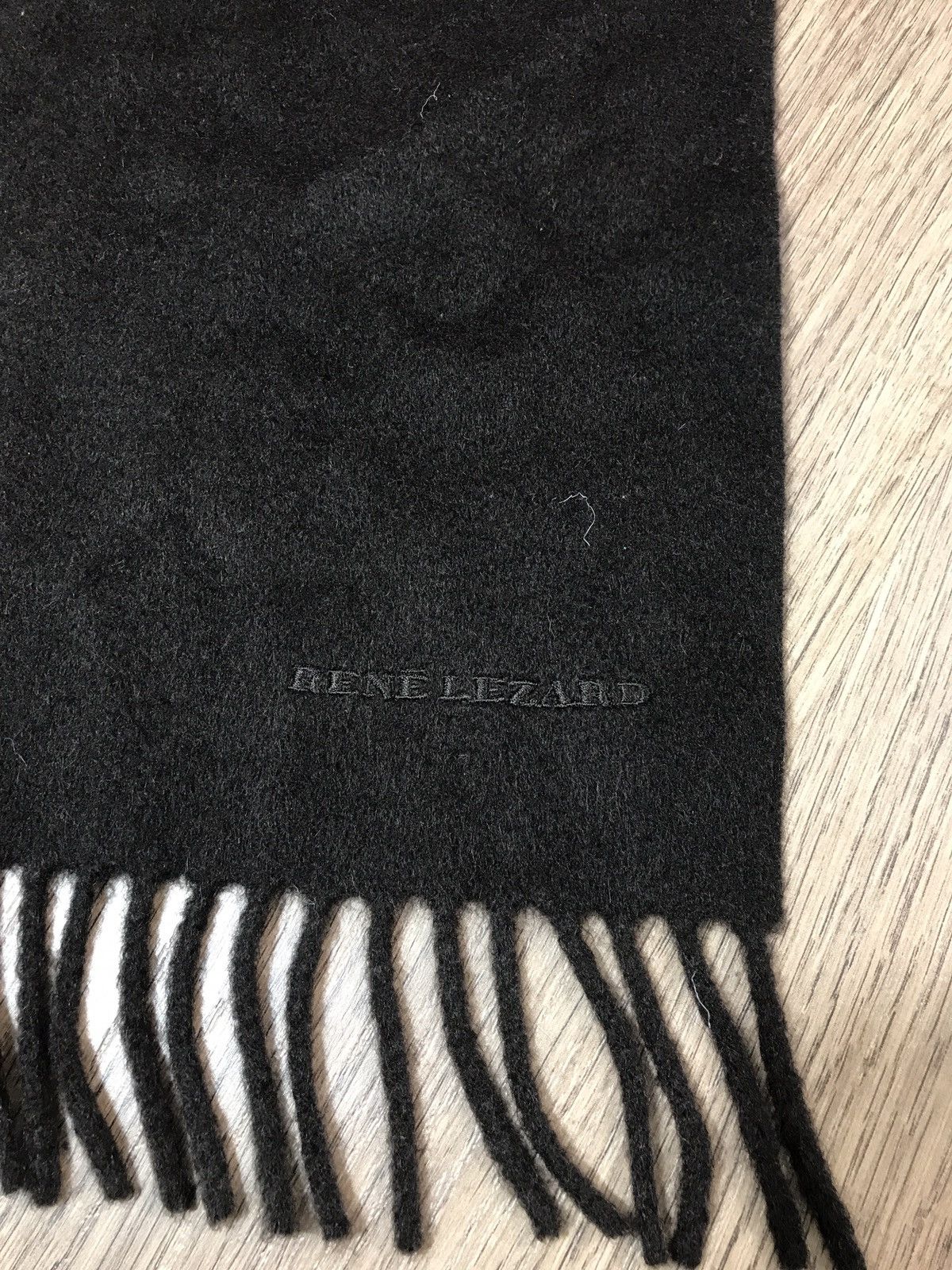 Vintage Rene Lezard Cashmere Scarf Size ONE SIZE - 6 Thumbnail