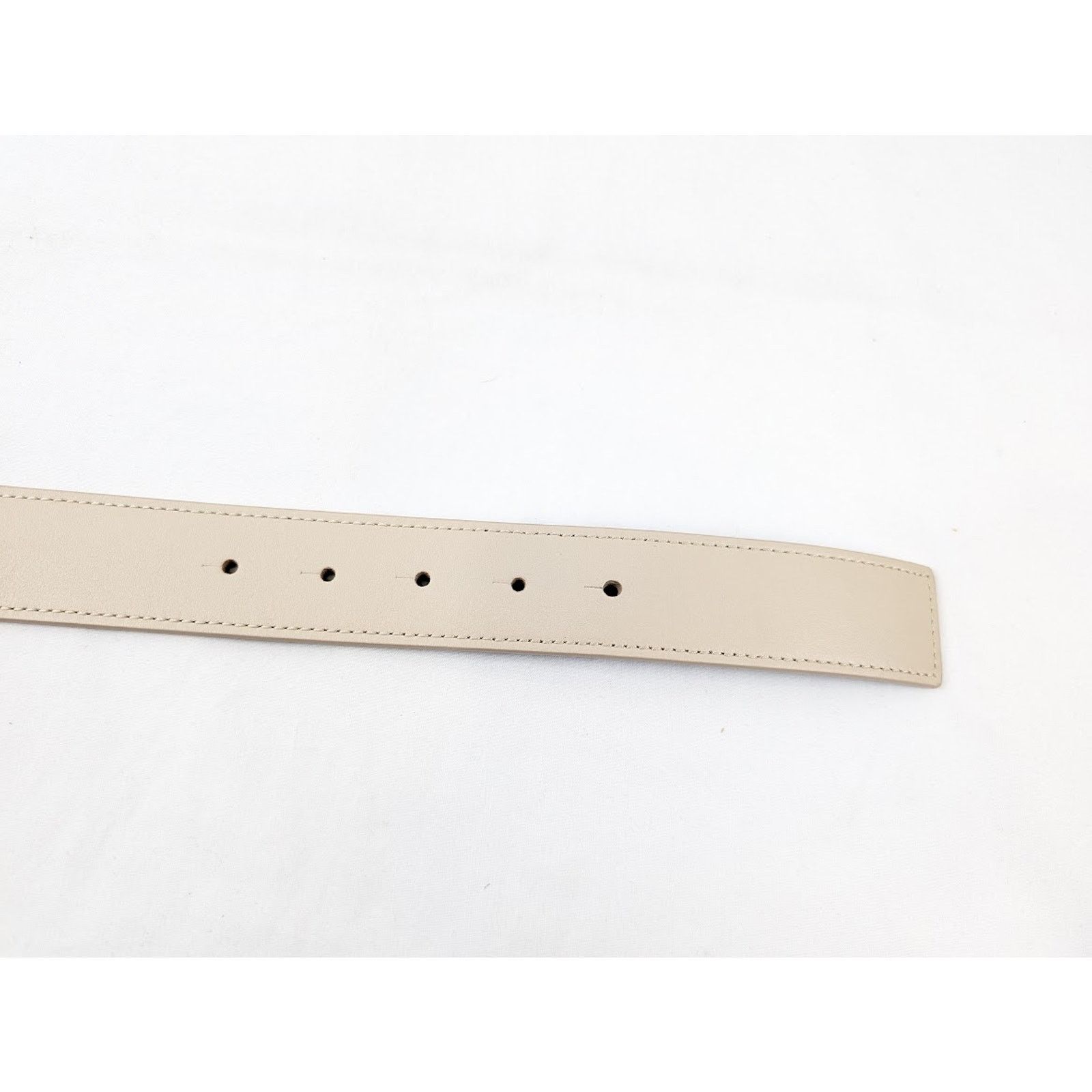 Amiri o1rshd1 Size: 75cm / 4cm Reversible Belt in Birch/Black Size 30 - 4 Thumbnail