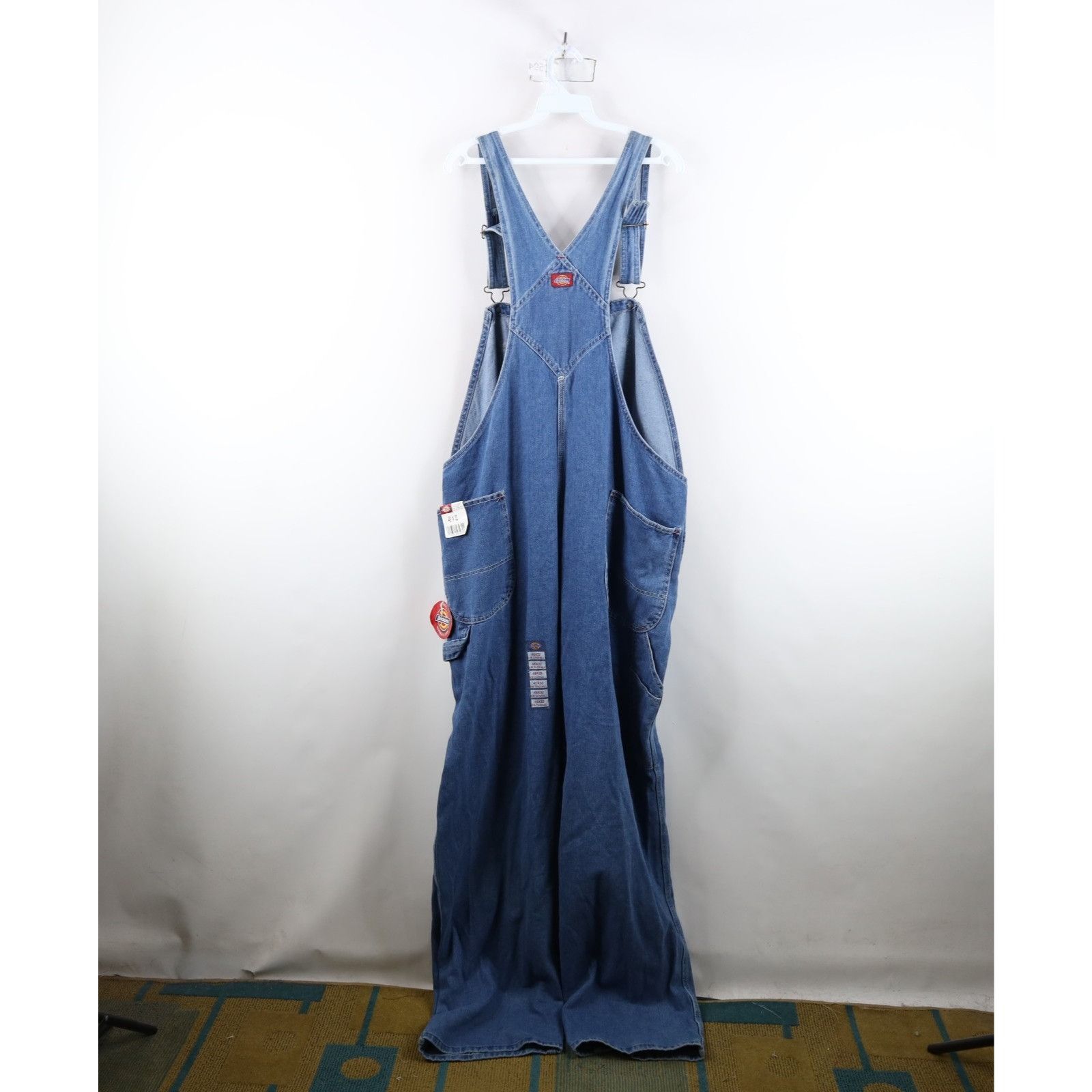 Dickies Deadstock Vintage 90s Dickies Spell Out Wide Leg Overalls Size US 44 / EU 60 - 18 Thumbnail