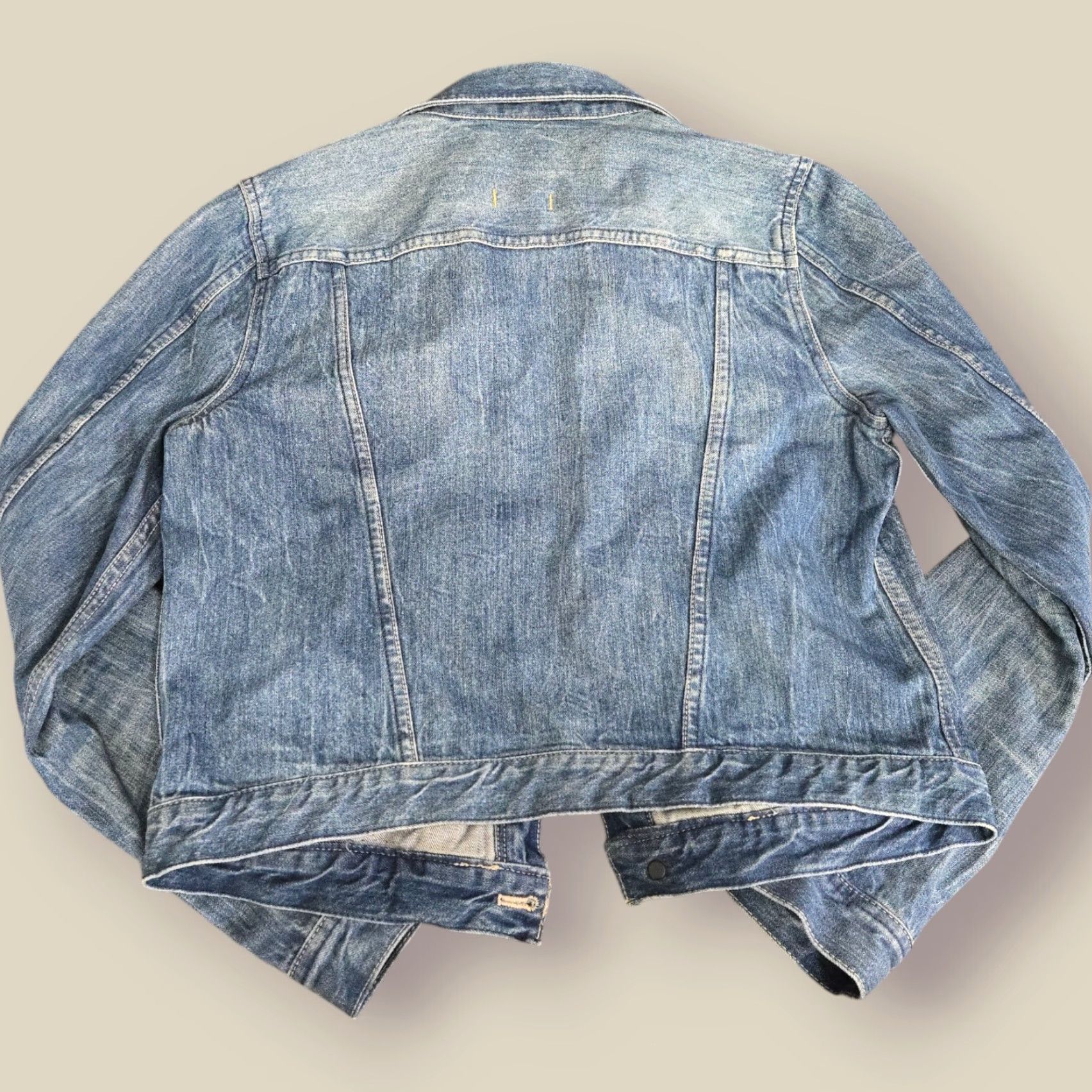 Madewell Madewell Denim Jacket Womens Medium Blue Casual Button-Up Jacket Size 32" / US 10 / IT 46 - 2 Thumbnail
