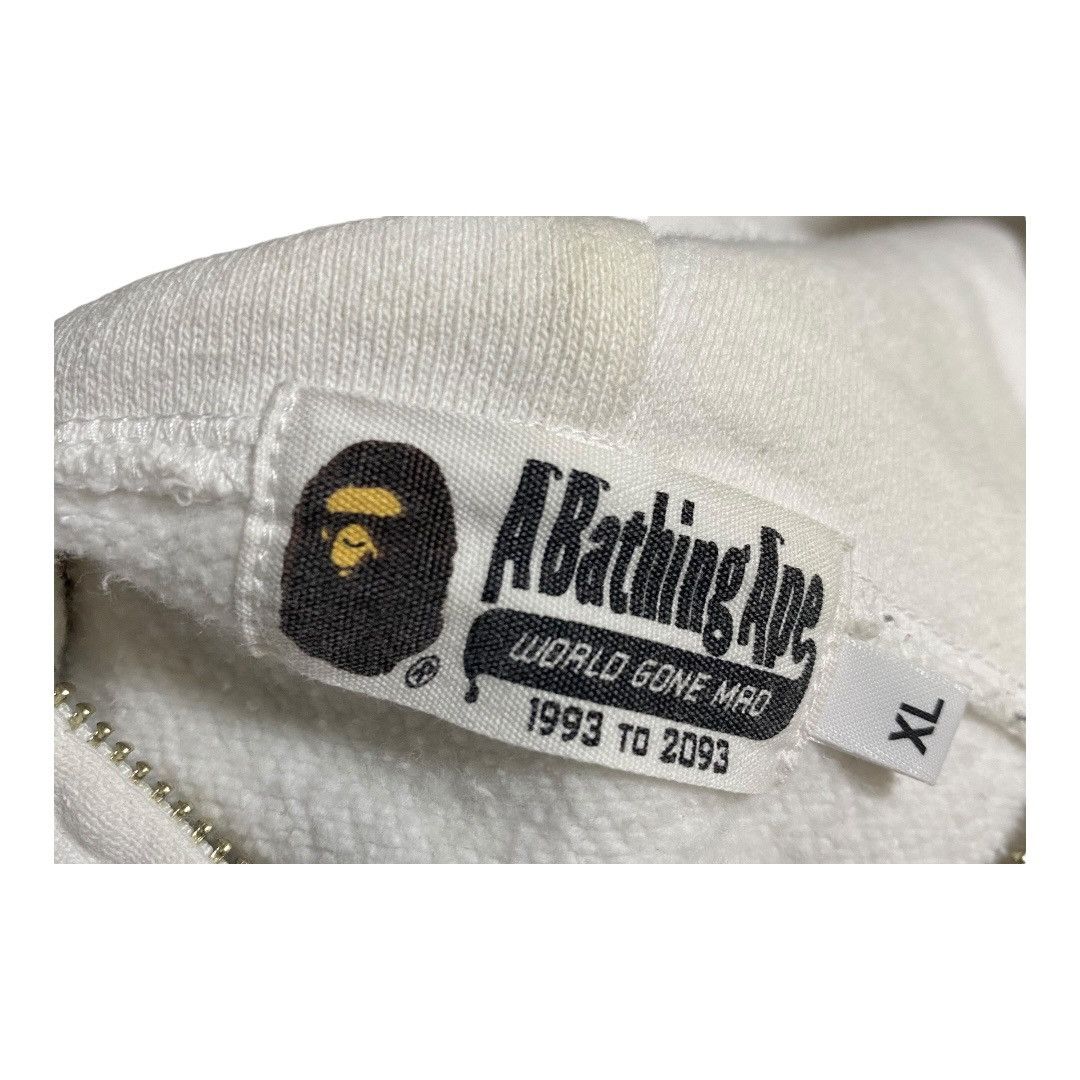 Bape BAPE Bounty hunter shark full zip up white Size US XL / EU 56 / 4 - 6 Thumbnail