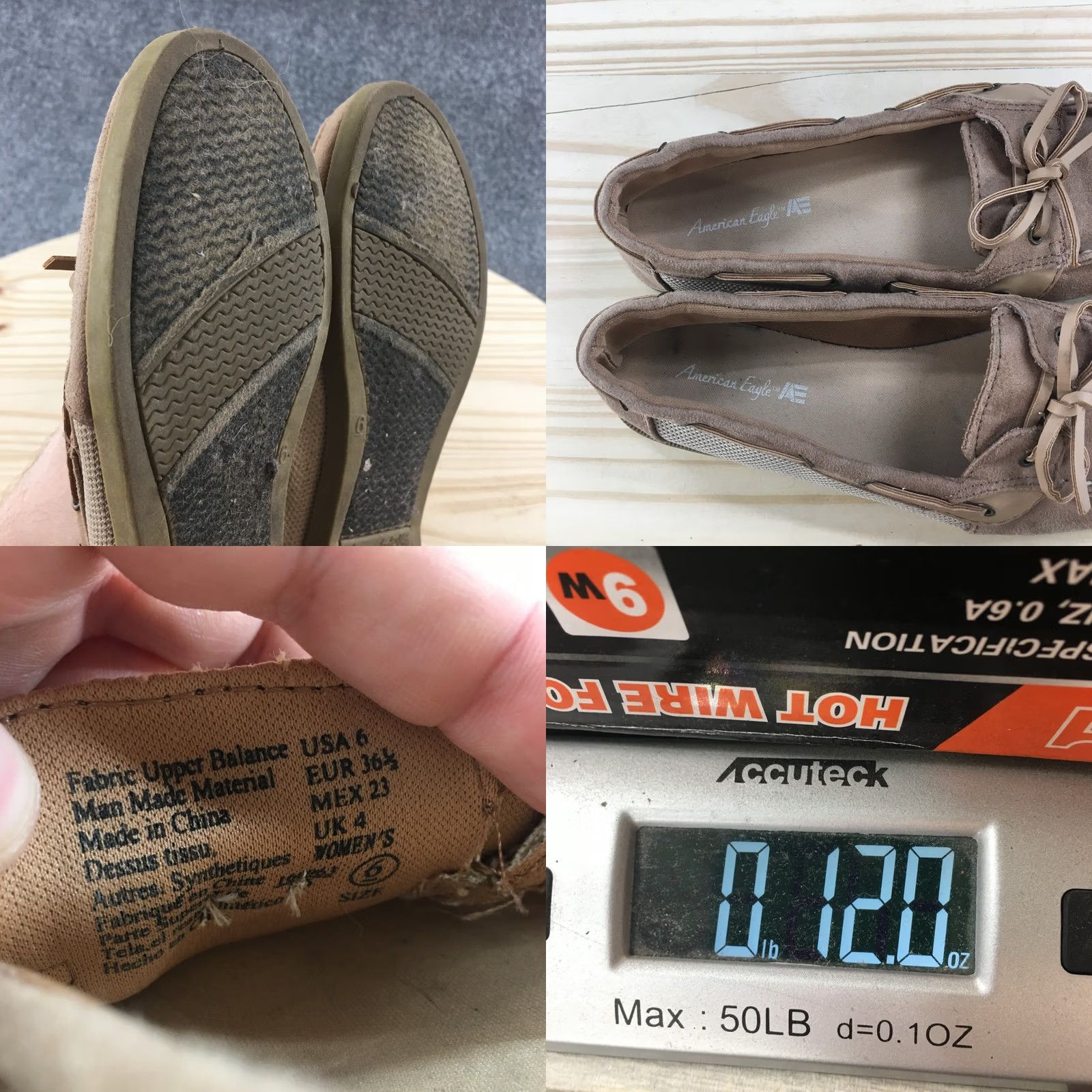 American Eagle Outfitters American Eagle Outfitters Shoes Womens 6 Boat Brown Fabric Lace Up Low Top Casual Comfort Boys? Size M / US 6-8 / IT 42-44 - 9 Thumbnail