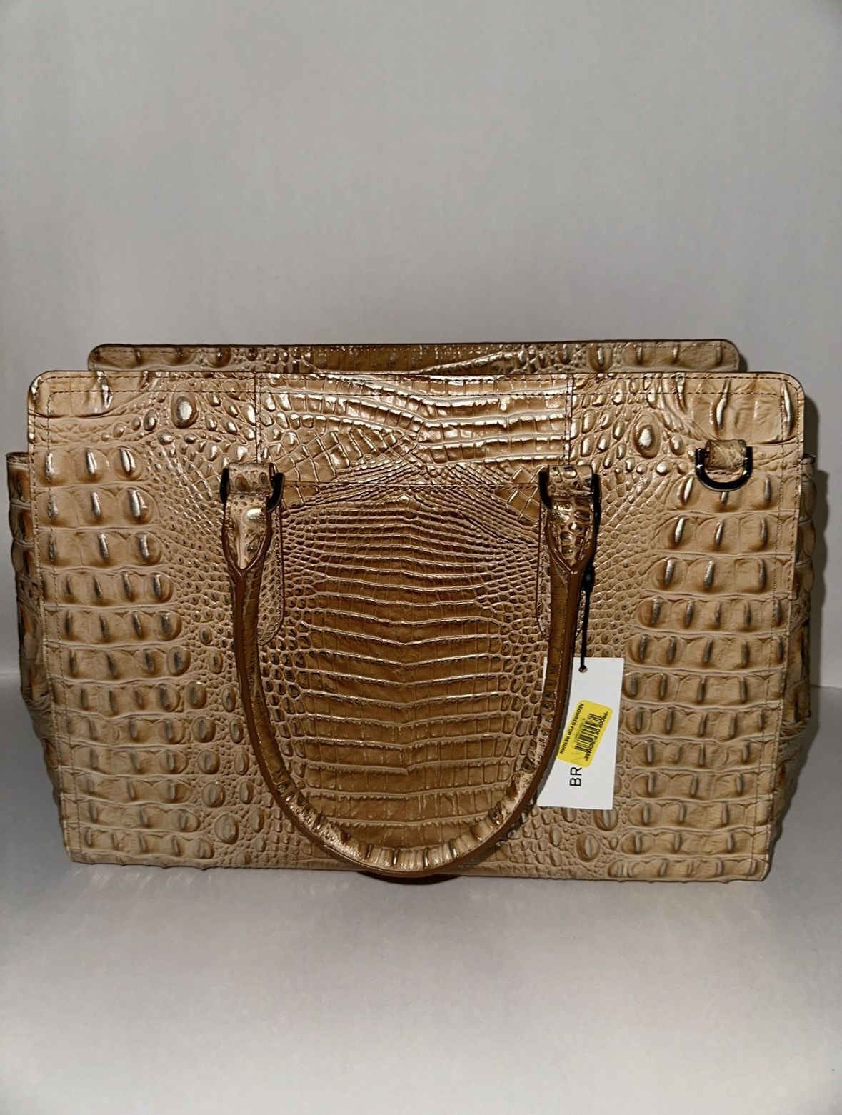 BRAHMIN BRAHMIN Finley Carryall NEW Business Honey Brown Melbourne Size ONE SIZE - 1 Thumbnail