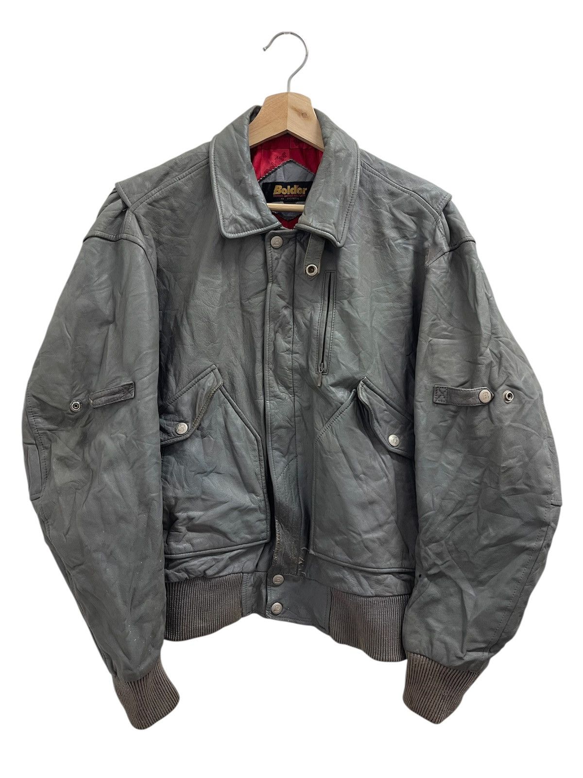 Honda Boldor By Honda Leather Flight Jacket Size US S / EU 44-46 / 1 - 2 Thumbnail