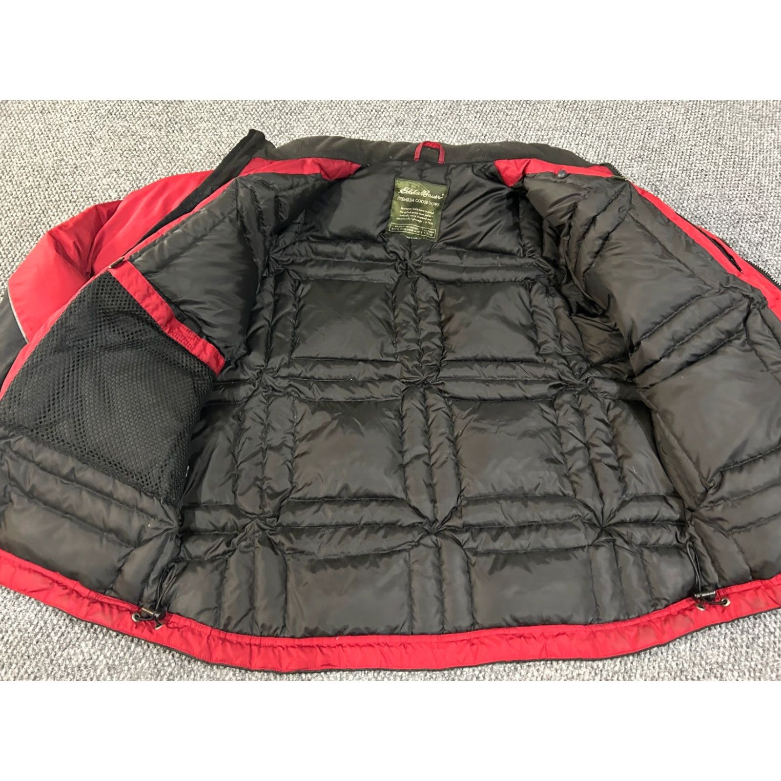 Eddie Bauer Eddie Bauer Puffer Jacket Mens Large Black Red Premium Goose Down Winter Coat Size US L / EU 52-54 / 3 - 7 Thumbnail