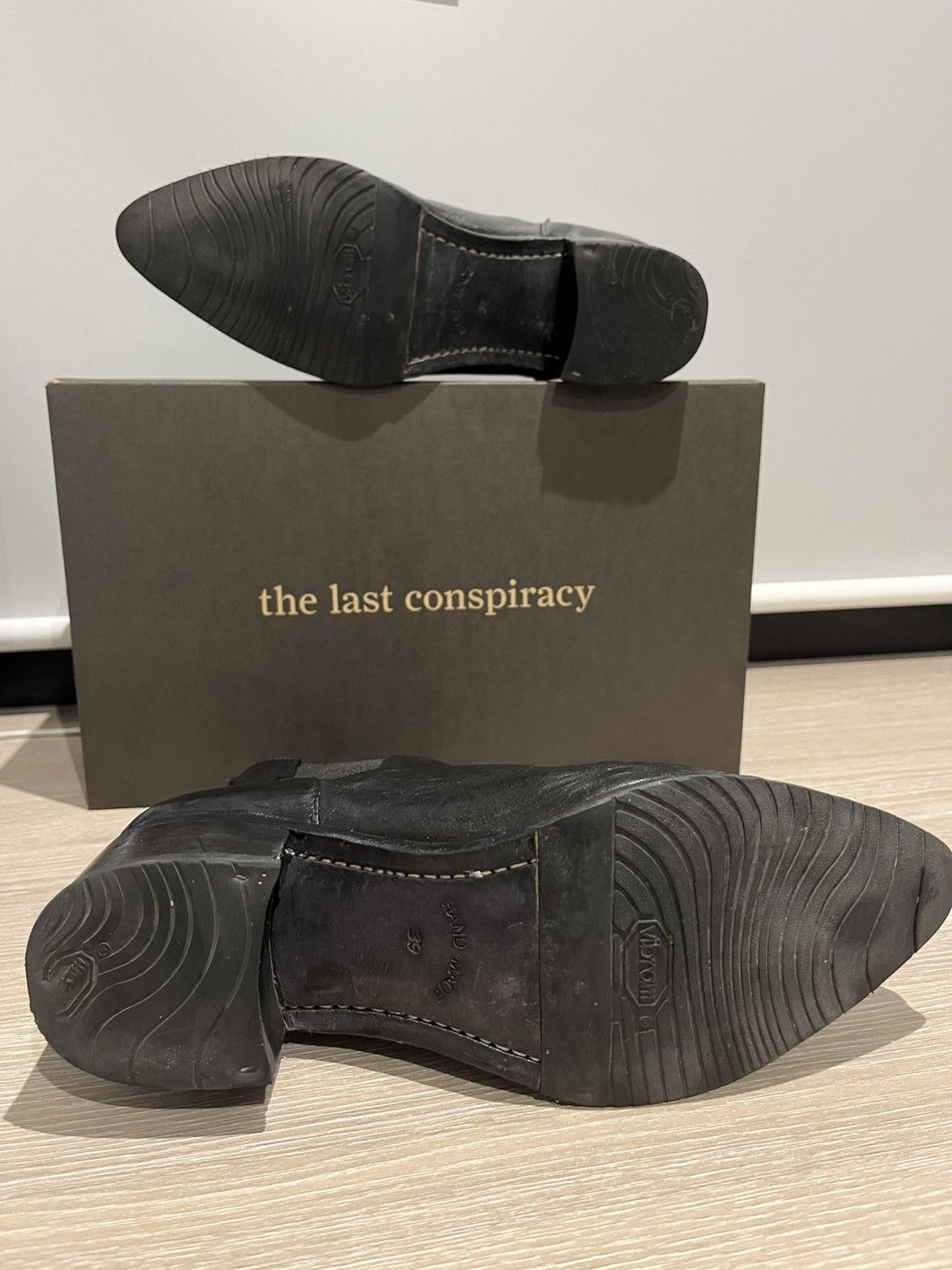 The Last Conspiracy The Last Conspiracy black leather ankle boots Size US 8.5 / IT 38.5 - 5 Thumbnail
