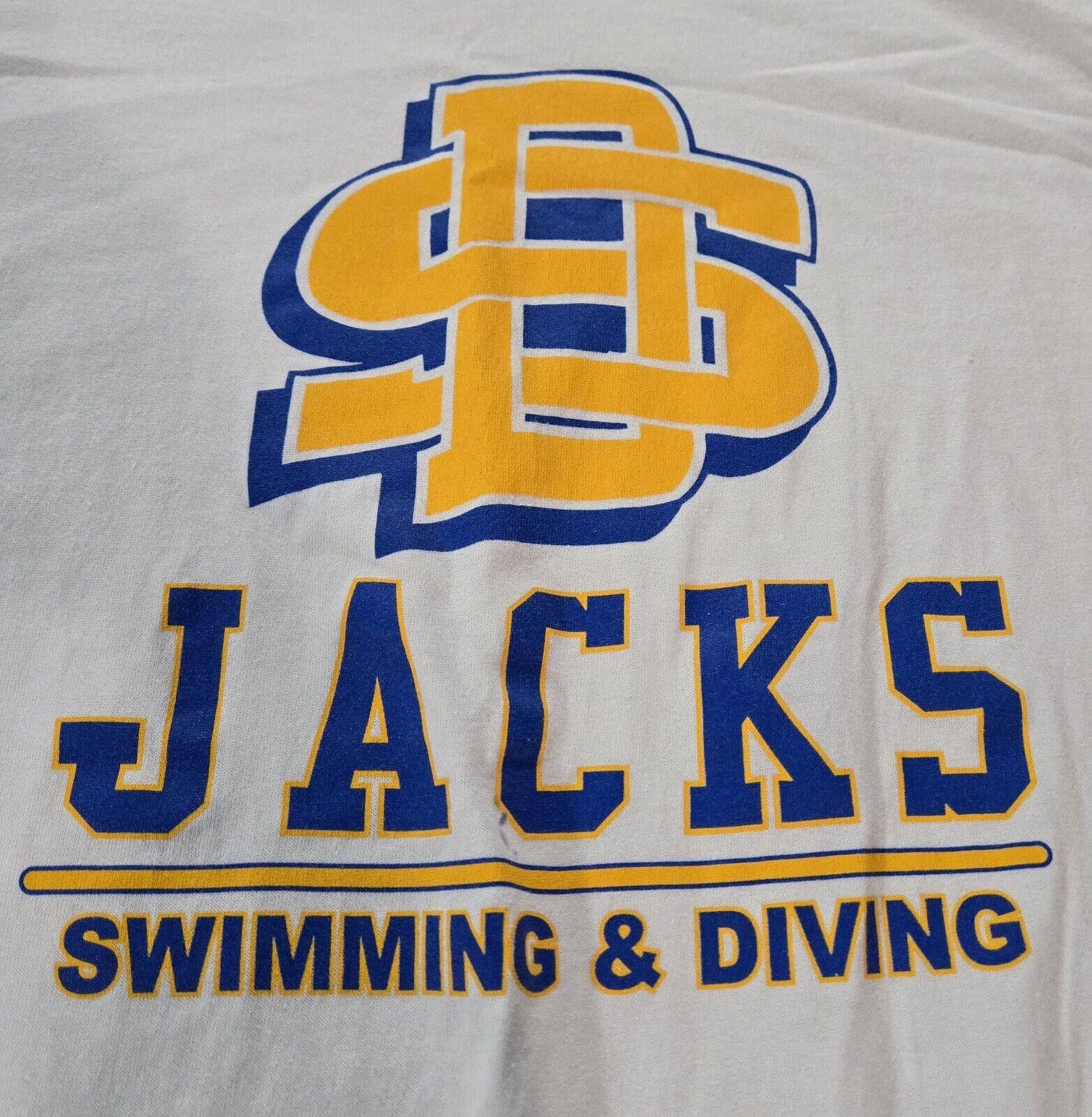 Russell Athletic SDSU Jacks Swimming And Diving TShirt Size XXL Size US XXL / EU 58 / 5 - 8 Thumbnail