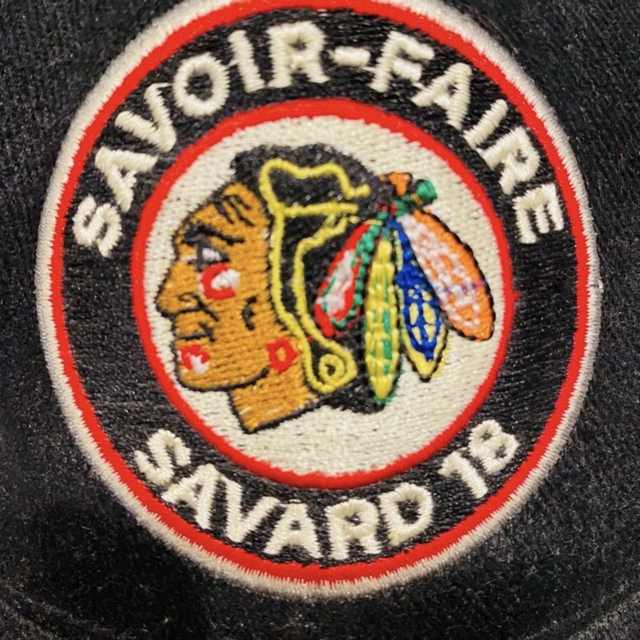 Vintage Chicago Blackhawks Hall of Fame Hat Denis Savard Size ONE SIZE - 2 Thumbnail