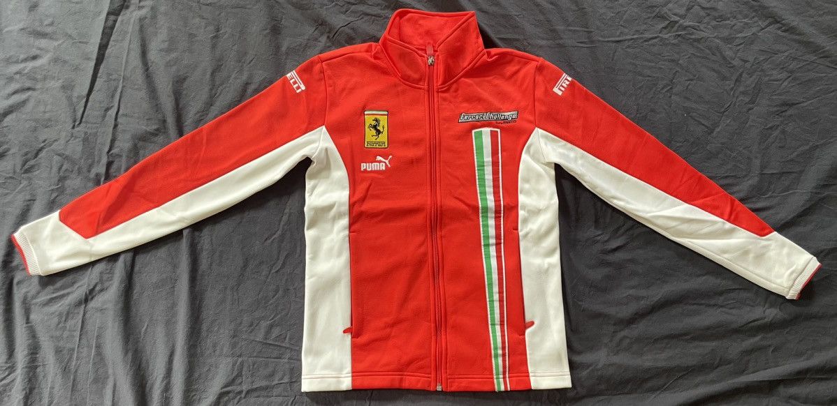 Puma Vintage Ferrari Challenge Light Jacket Size XXS / US 00 / IT 34 - 1 Thumbnail