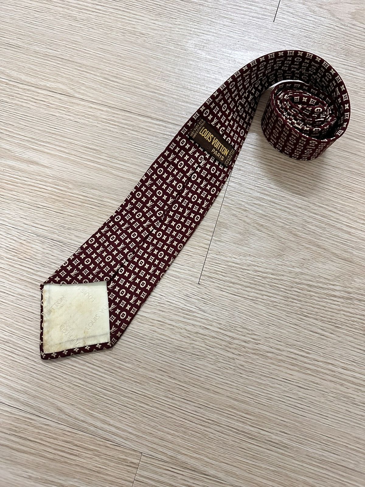 Designer Louis Vuitton Monogram Tie Size ONE SIZE - 3 Thumbnail