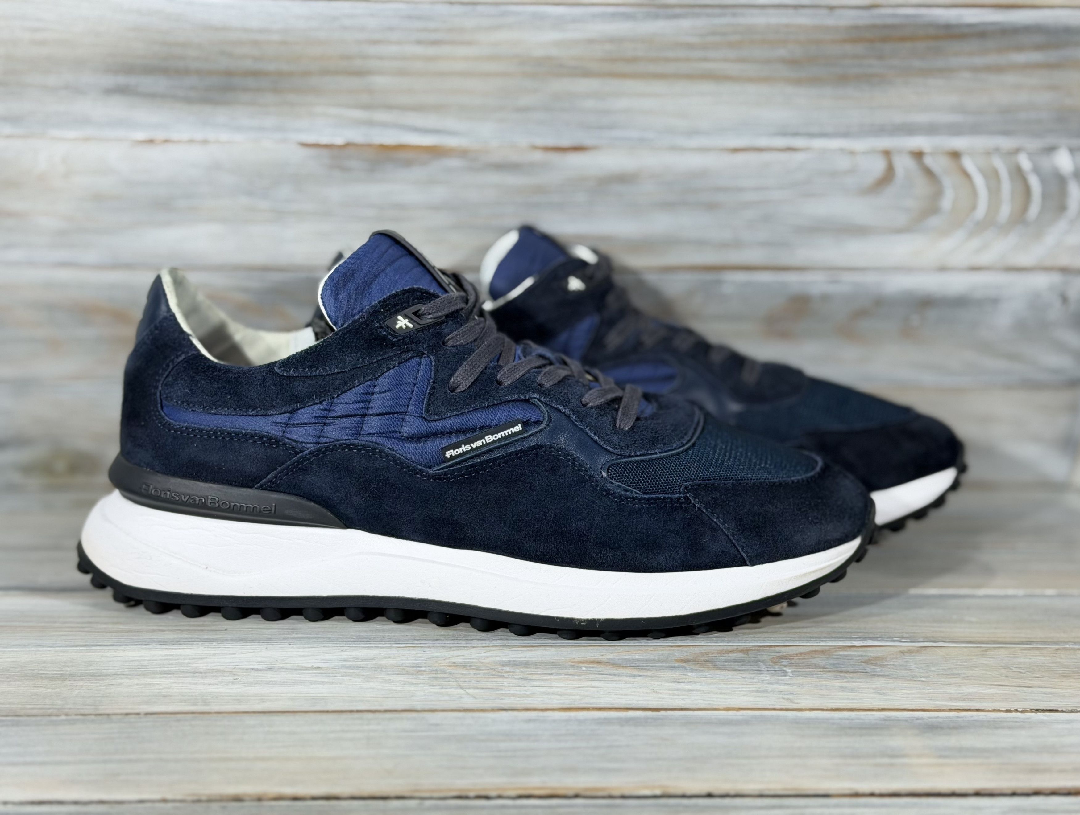 Floris van Bommel FLORIS VAN BOMMEL Noppi Night Blue Suede Sneakers Luxury Size US 10.5 / EU 43-44 - 14 Thumbnail