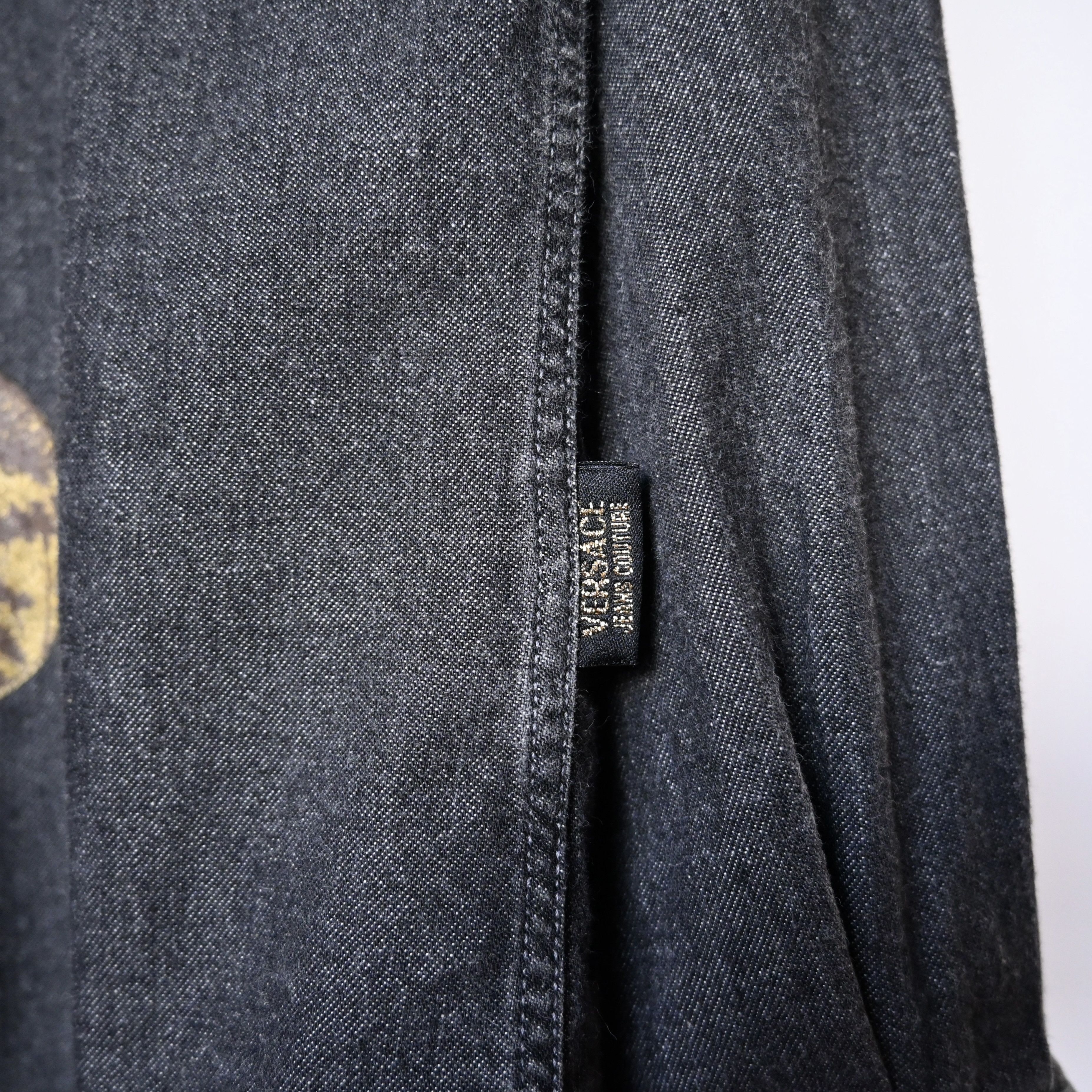 Versace Jeans Couture VTG 2000s VERSACE JEANS COUTURE denim shirt made in Italy Size US M / EU 48-50 / 2 - 22 Thumbnail