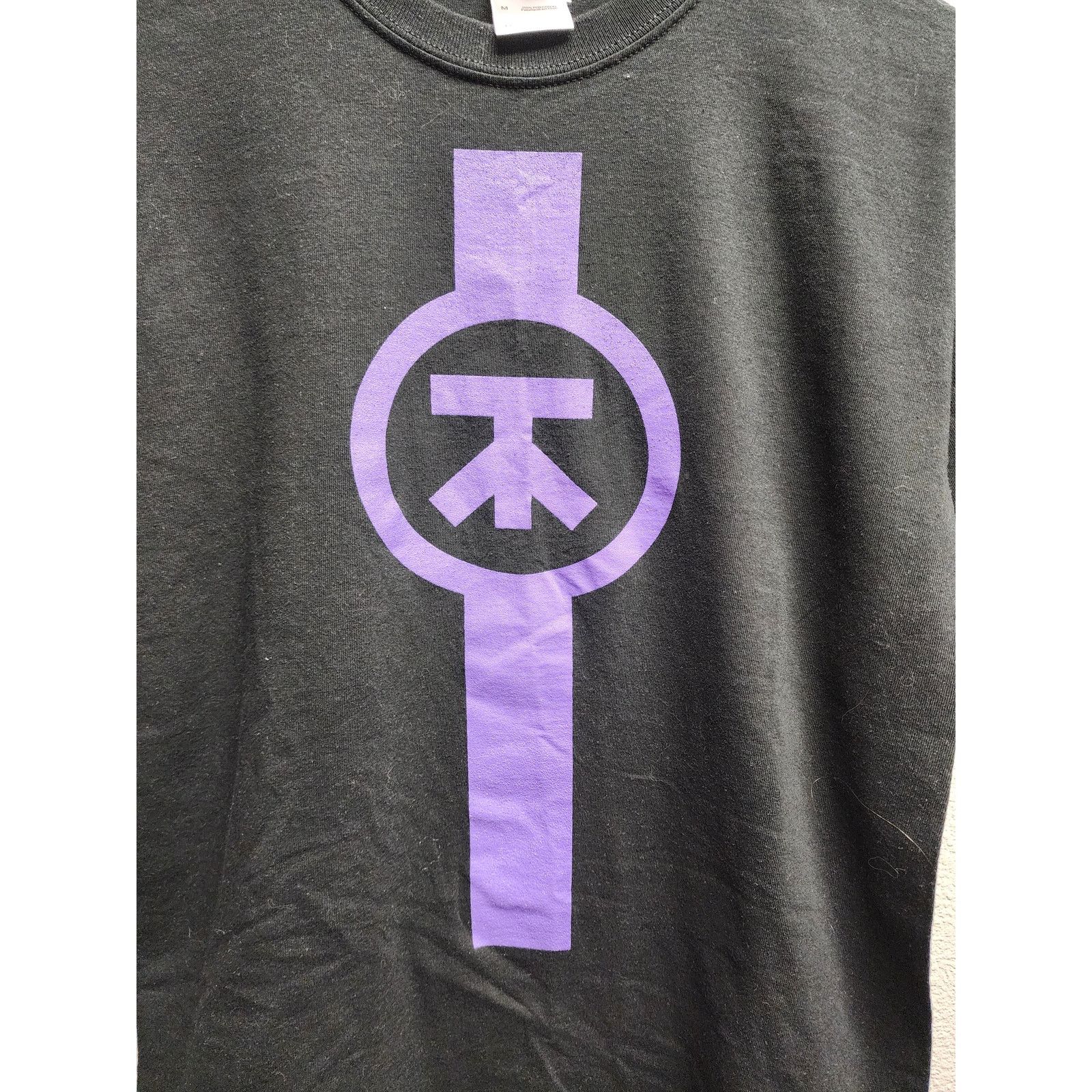 Gildan Twin Method Nu Metal Band Tee Purple Logo Black Shirt Size M Size US M / EU 48-50 / 2 - 2 Thumbnail