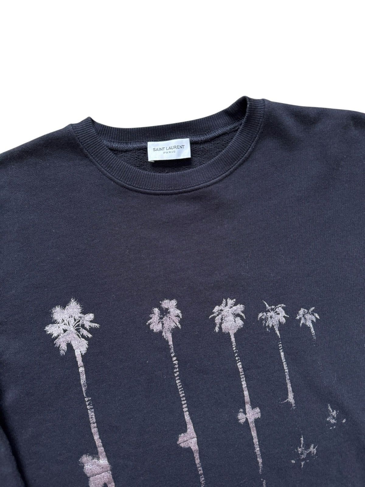 Saint Laurent Paris Saint Laurent 2020 Black Palm Tree Sweatshirt Size US S / EU 44-46 / 1 - 2 Thumbnail