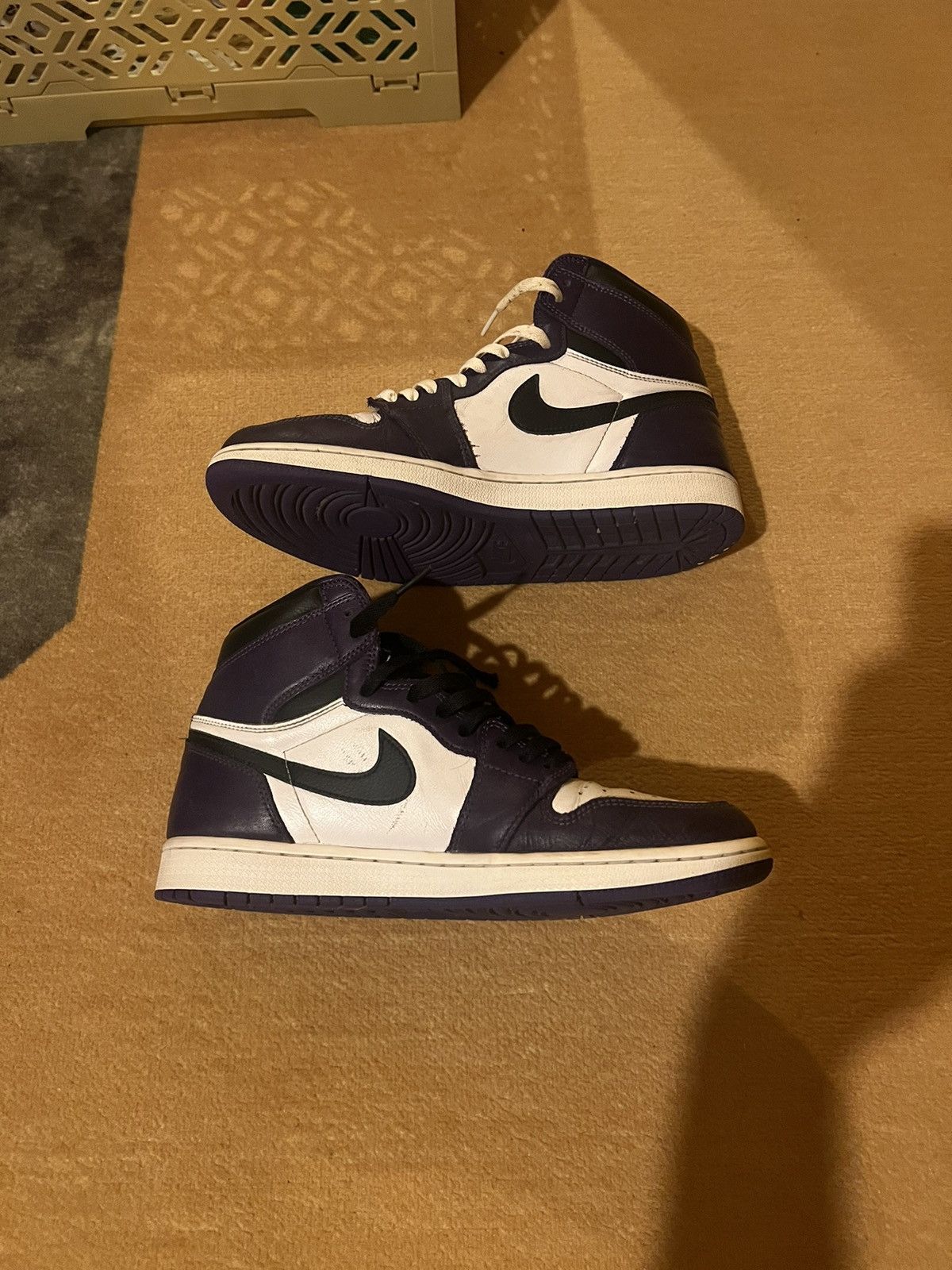 Nike Air jordan 1 court purple Size US 11 / EU 44 - 2 Thumbnail