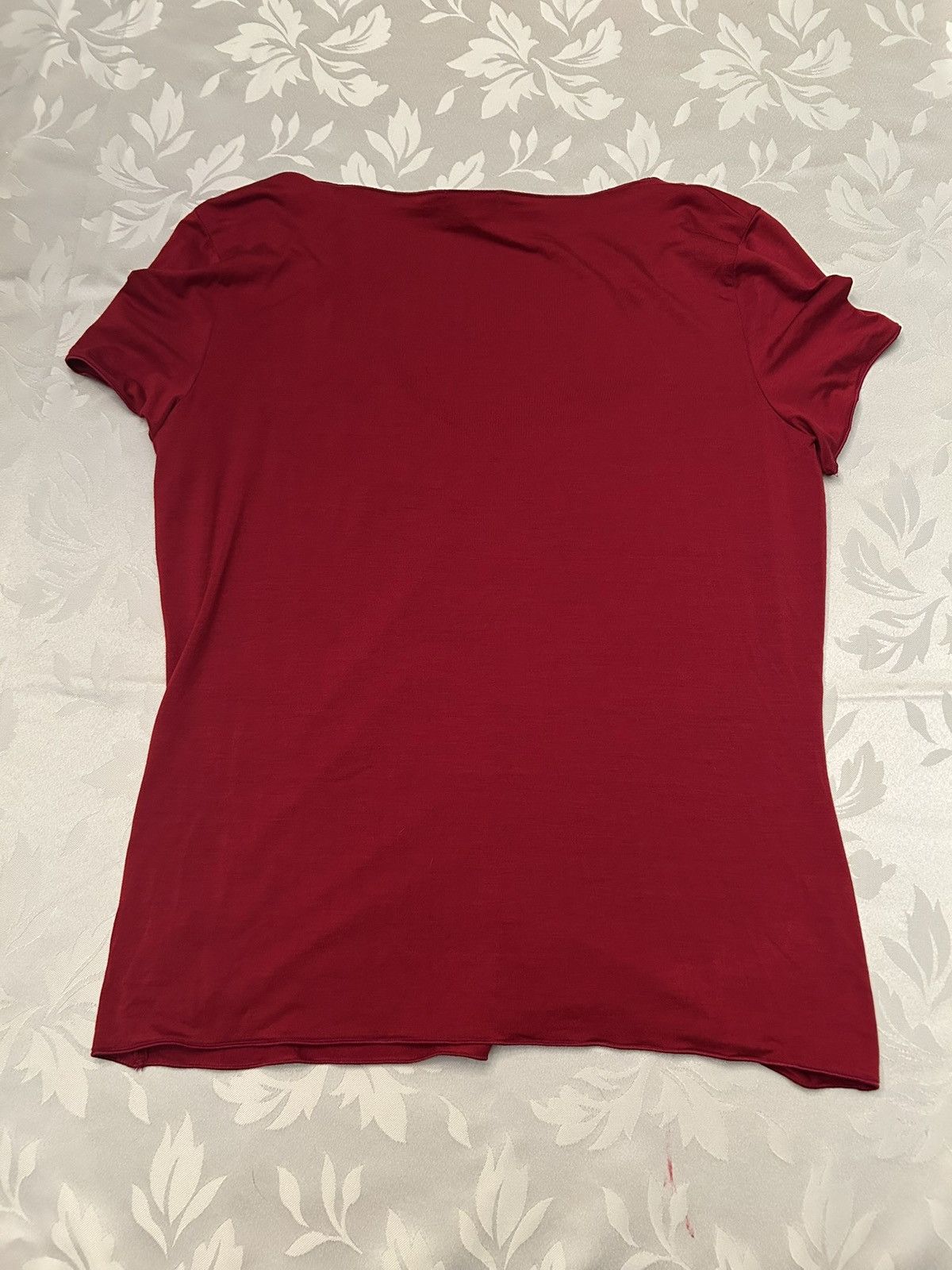 Armani Collezioni Red Armani Blouse Size XL / US 12-14 / IT 48-50 - 2 Thumbnail