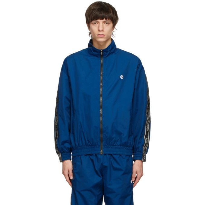 Vetements o1y0924 Zip Sweatshirt in Blue Size US S / EU 44-46 / 1 - 1 Thumbnail