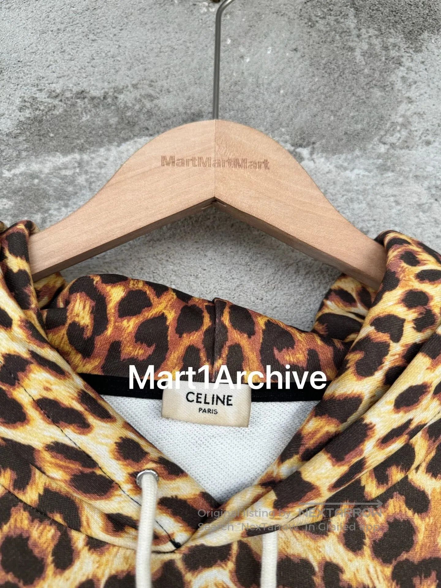 Celine Celine Leopard Print Hoodie. Size US M / EU 48-50 / 2 - 4 Thumbnail